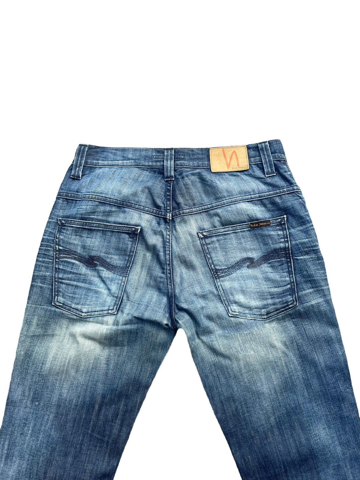 Nudie Jeans Nudie Thin Finn Faded Wash Denim Size US 33 - 8 Thumbnail
