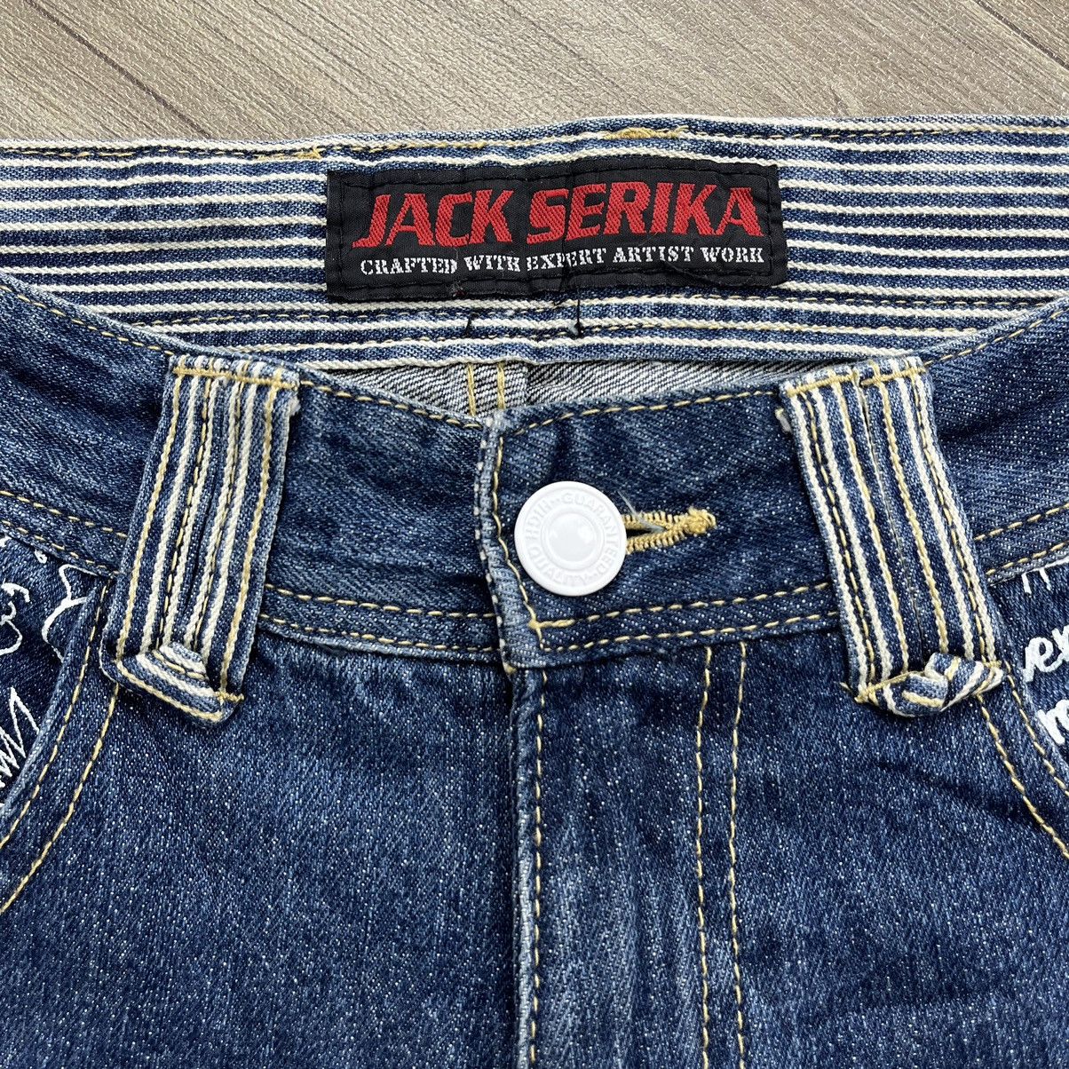 If Six Was Nine × Japanese Brand × Le Grande Bleu (L.G.B.) Vintage Jack Serika Multi Zipper Jeans Size US 30 / EU 46 - 9 Thumbnail