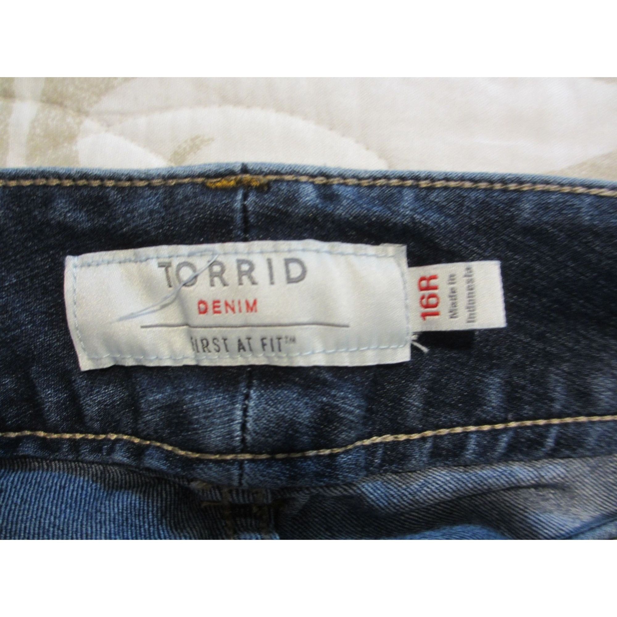 Torrid TORRID JEGGING BLUE JEANS 16 REGULAR VERY GOOD CONDITION Size 38" / US 16 / IT 52 - 5 Thumbnail