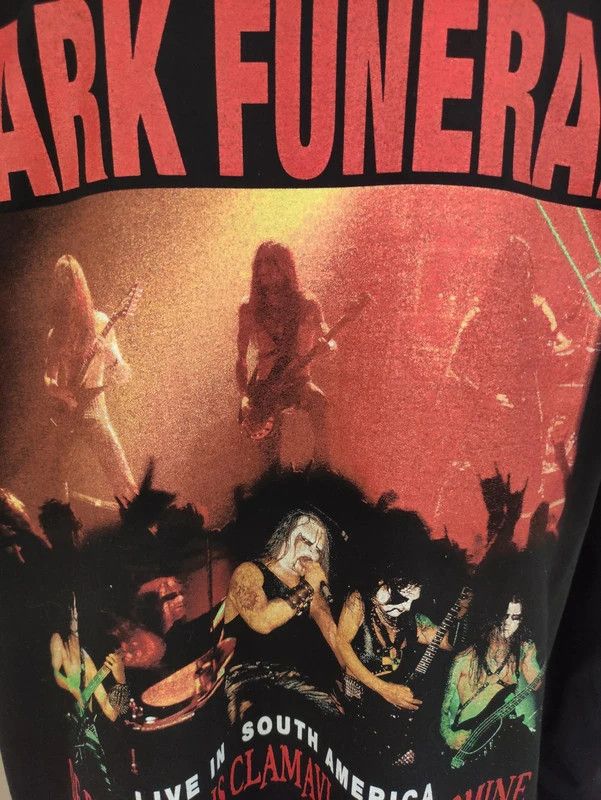 Band Tees Dark Funeral T Shirt Vintage 2003 Tour Black Metal Rare Size US XL / EU 56 / 4 - 12 Thumbnail