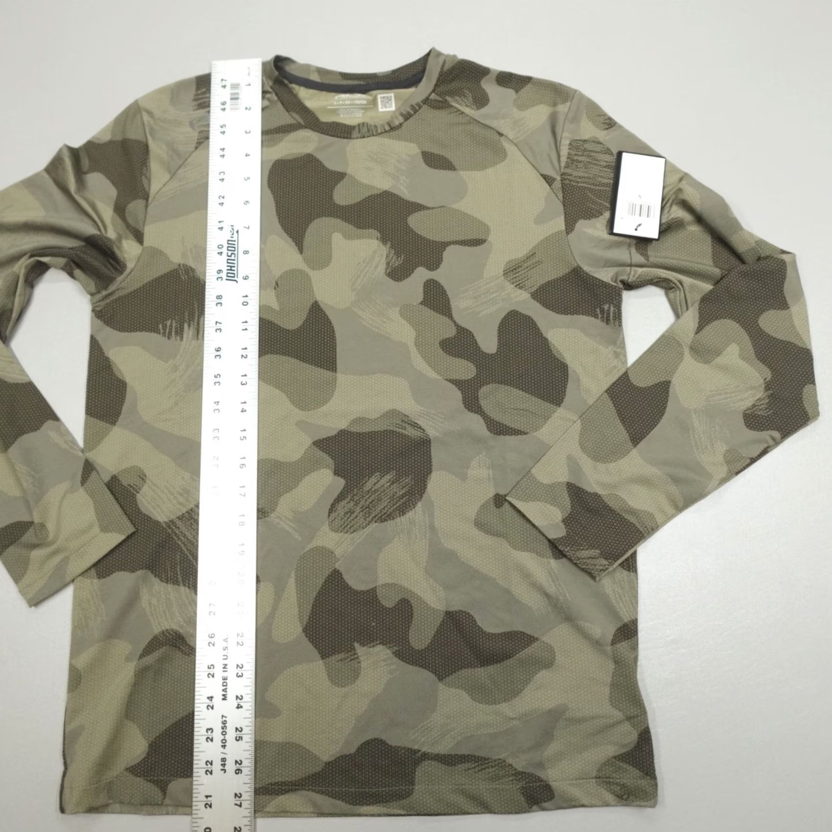 RLX Ralph Lauren RLX Ralph Lauren Camo L/S Pullover Top Green Men's Size S Lightweight Moisture Wicking Logo Pullover Casual Activewear Golf Size US S / EU 44-46 / 1 - 6 Thumbnail