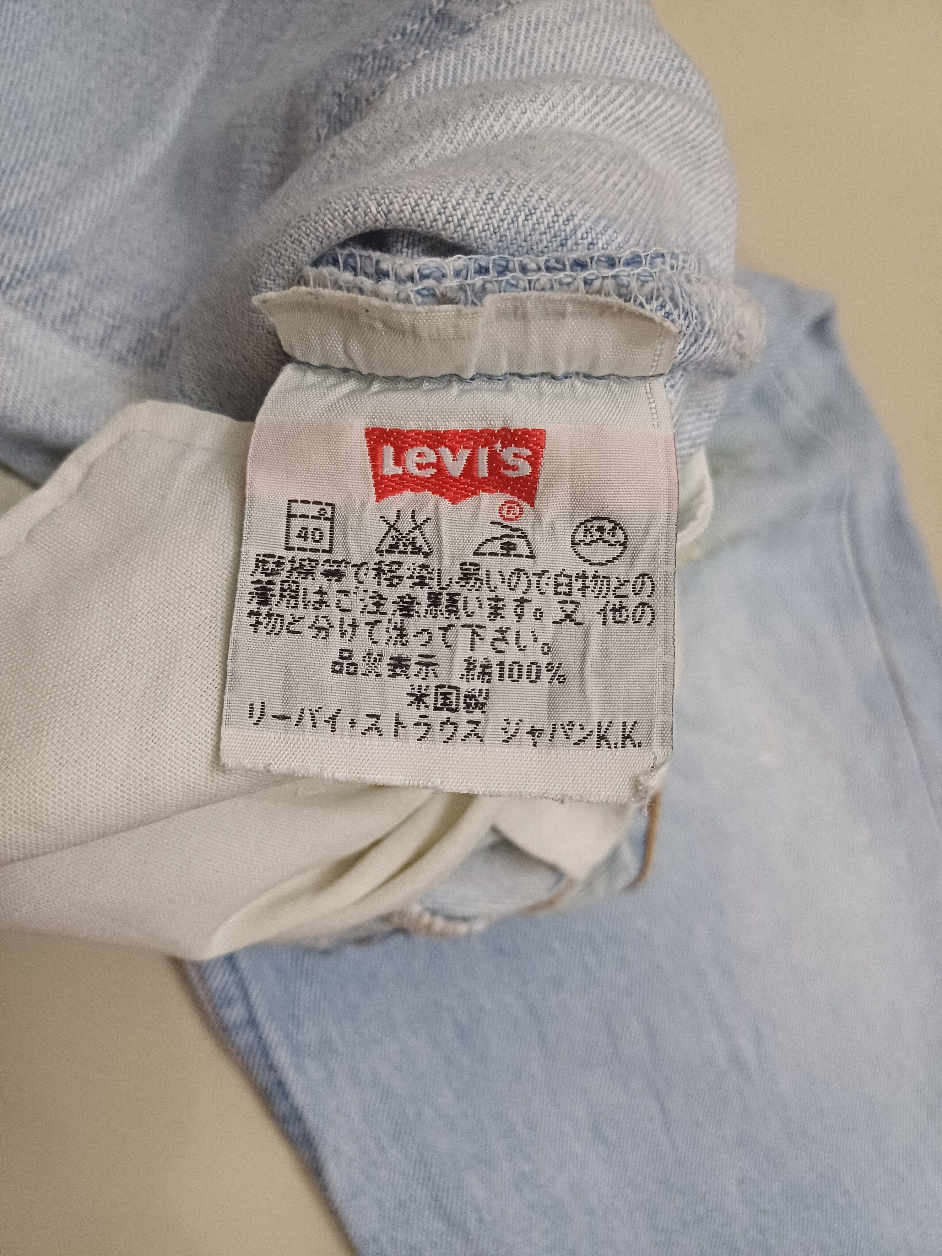 Levi's Vintage Clothing Crazy Distressed, vintage 90s Levis 501 🔥🔥🔥 Size US 32 / EU 48 - 5 Thumbnail