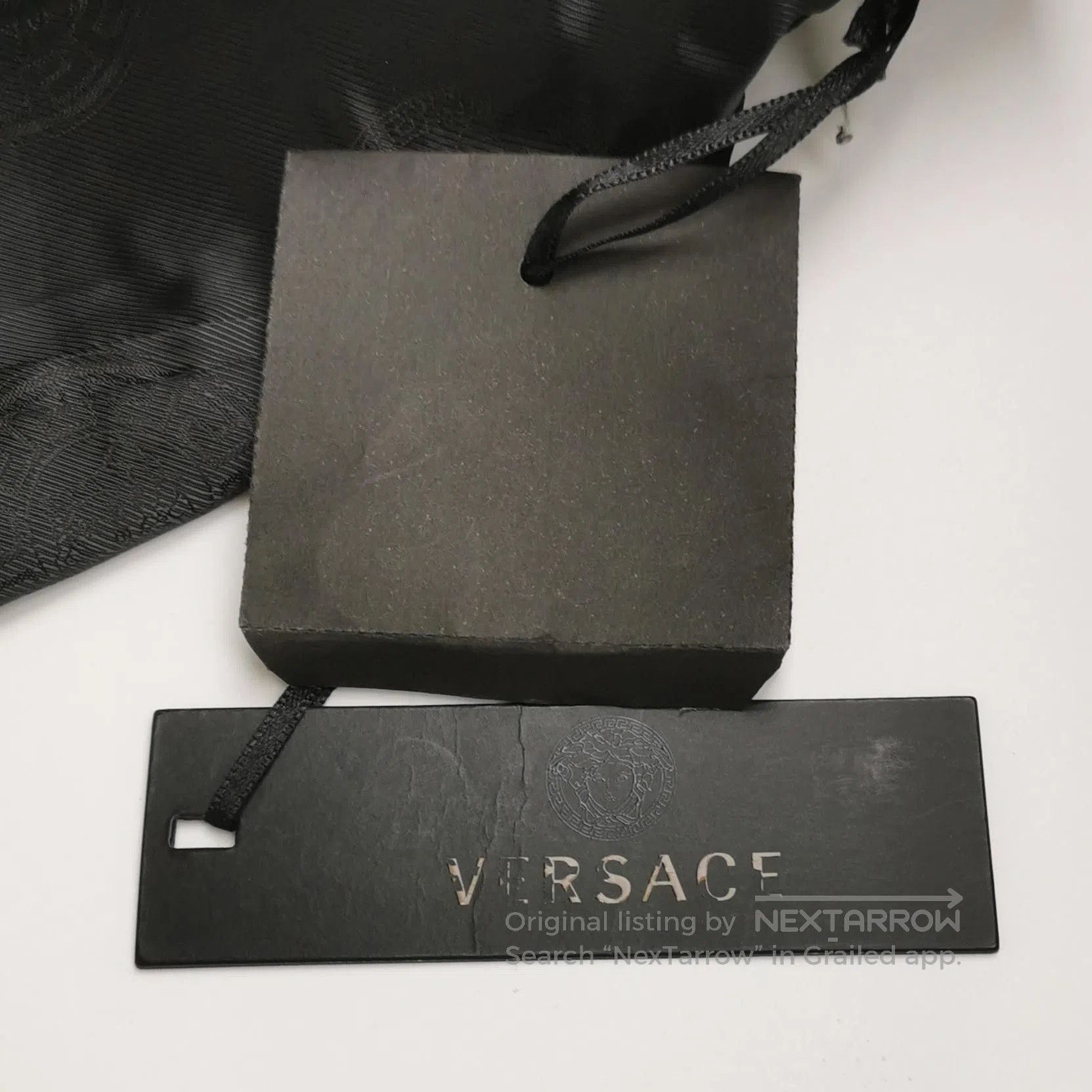 Versace Versace M Cotton-Silk Solid Lapel Set. Size US XXL / EU 58 / 5 - 1 Thumbnail