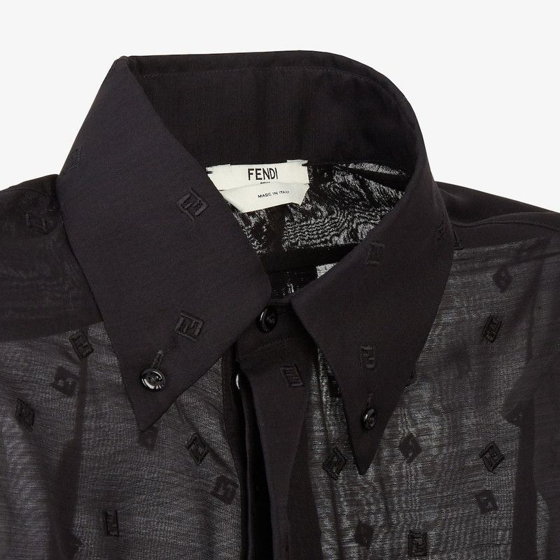 Fendi o1loc1c0426 Shirt in Black Size L / US 10 / IT 46 - 3 Thumbnail