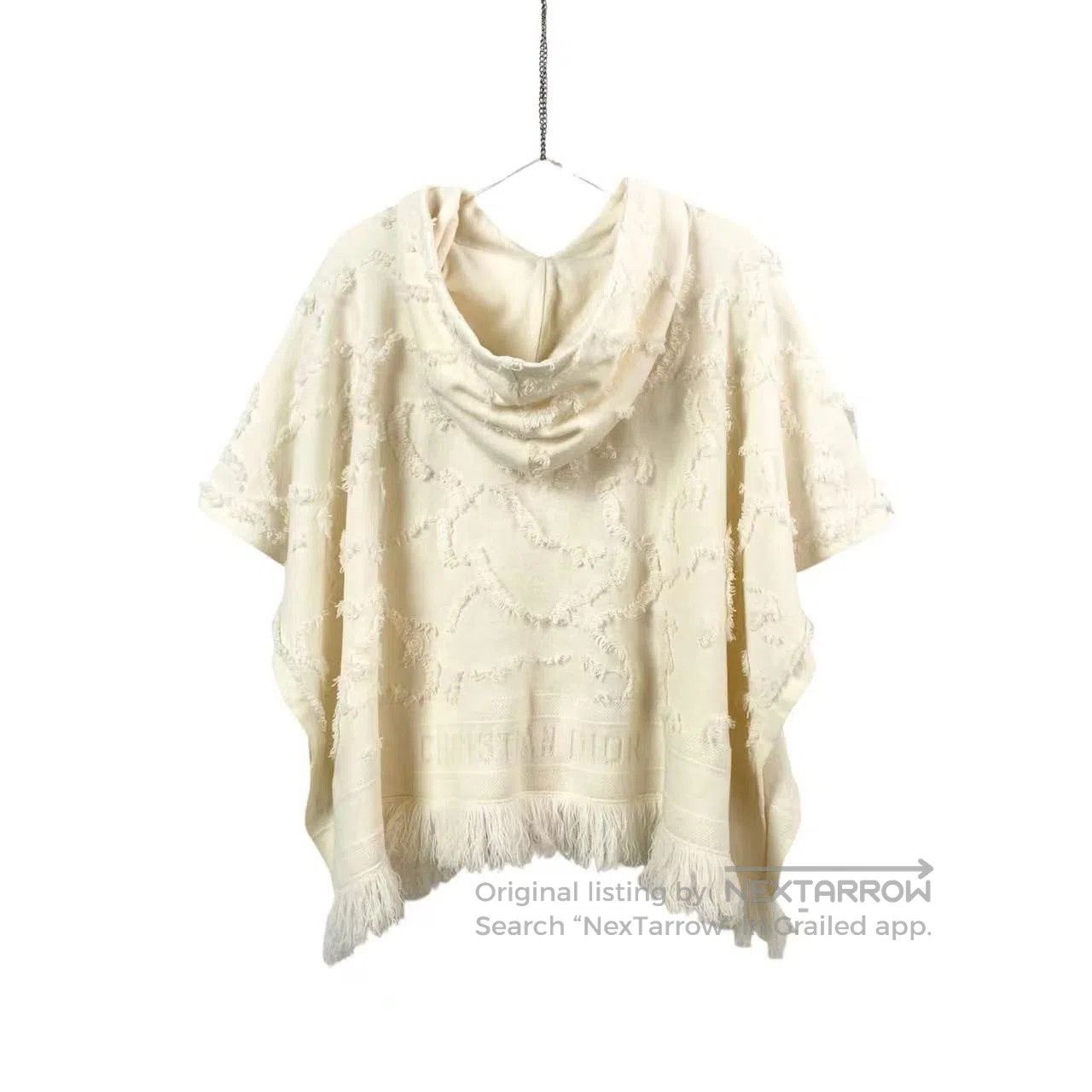 Dior Dior Fringed hooded shawl| Size XS / US 0-2 / IT 36-38 - 2 Thumbnail