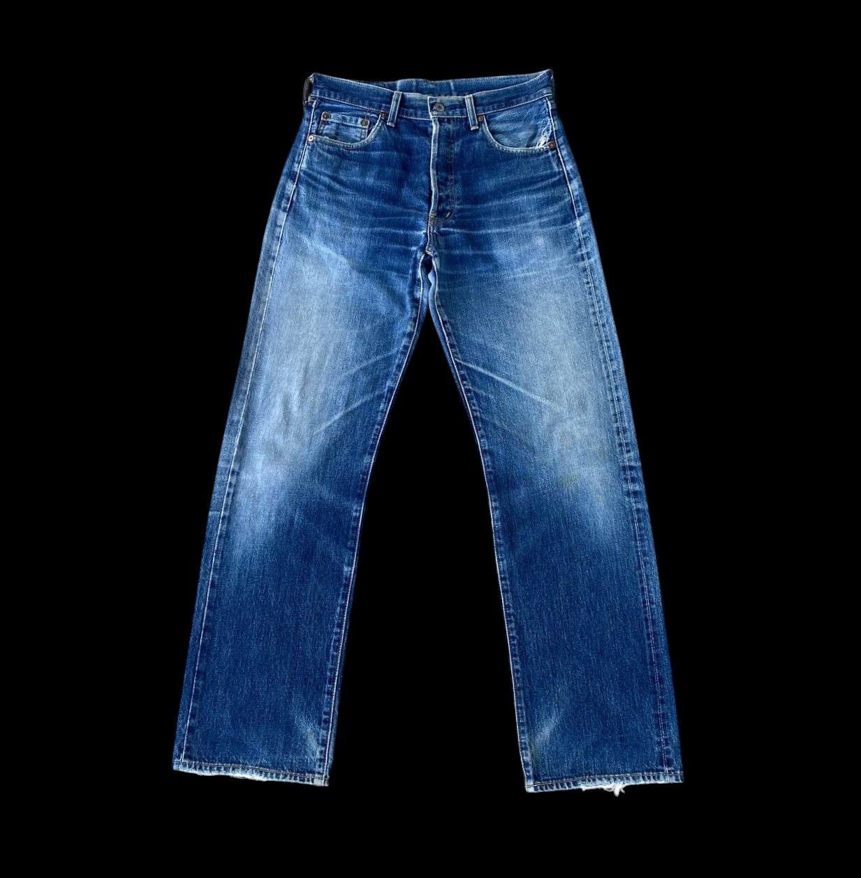 Levi's Vintage Clothing Vintage Levi’s 503BXX 90's Selvedge Denim Big E Repro 1950s Size US 29 - 2 Thumbnail