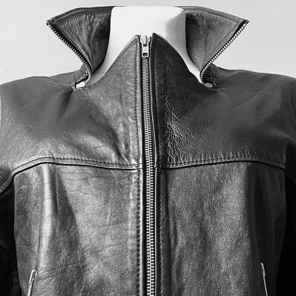 Vintage Archive biker Avant Garde jacket with many zippers 90s 00s Size L / US 10 / IT 46 - 3 Thumbnail