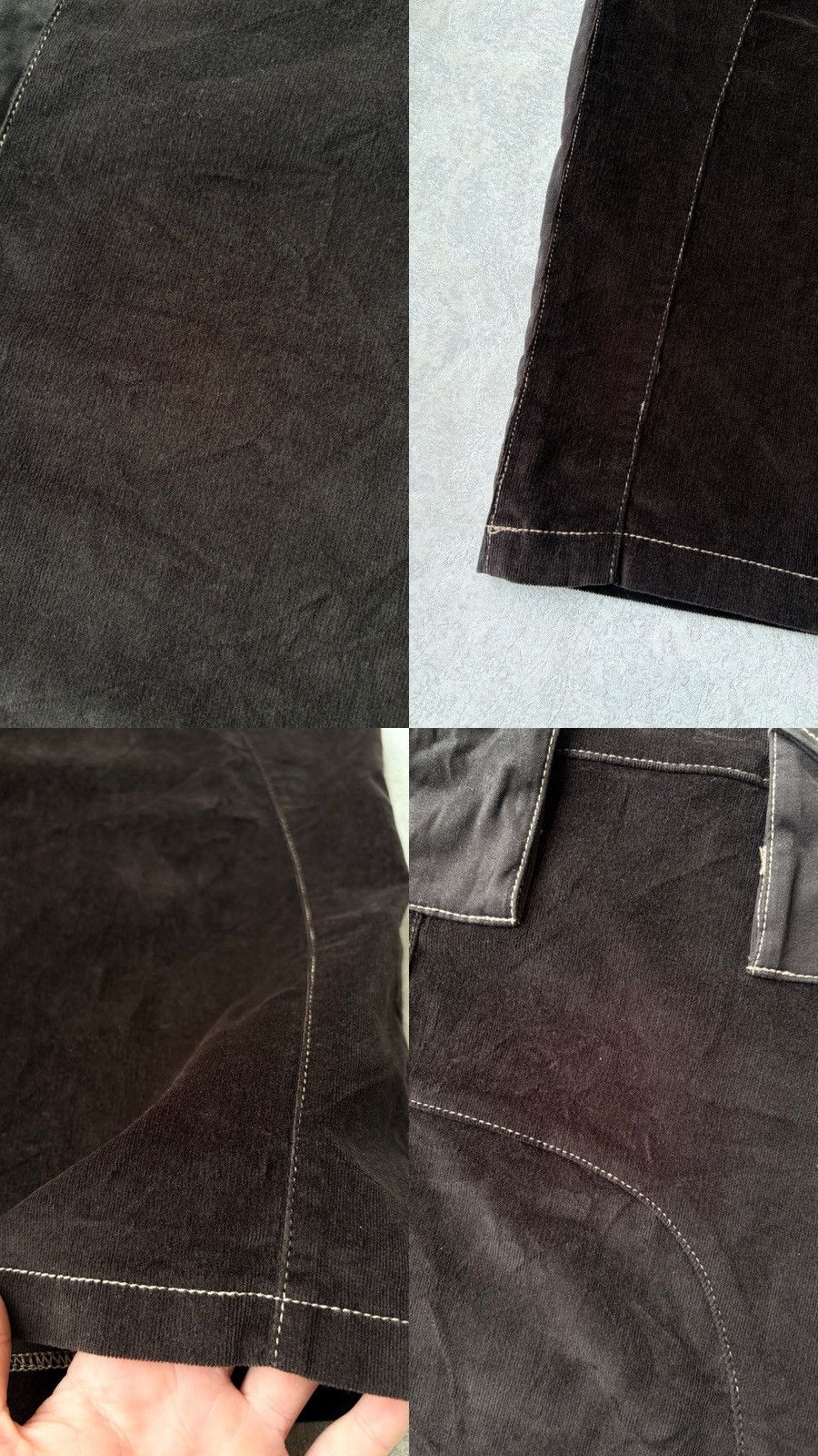 JPG Jean's Paul Gaultier Archive Corduroy Pencil Skirt