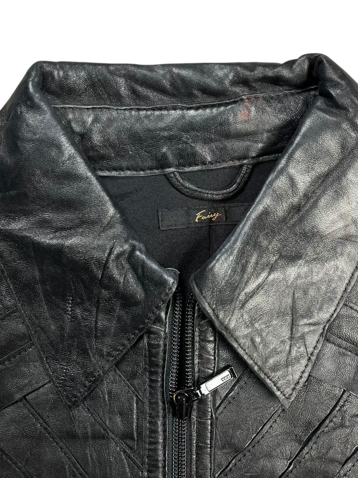 14th Addiction Old Vice Fairy - Vkei Style Leather Jacket Size L / US 10 / IT 46 - 5 Thumbnail