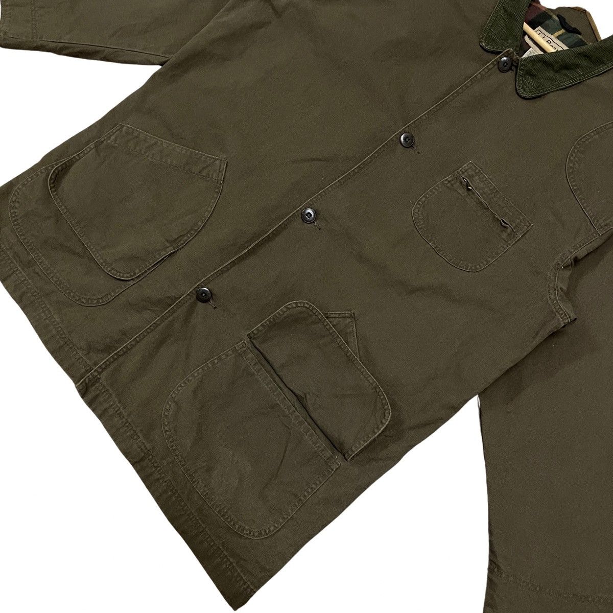 L.L. Bean Vintage L.L. Bean Green Duck Worker Chore Hunting Jacket Size US XXL / EU 58 / 5 - 11 Thumbnail