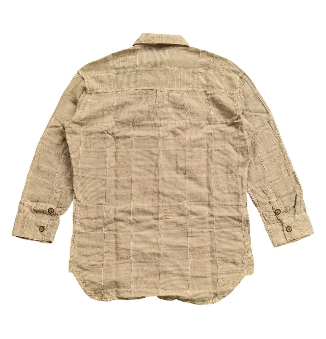 Beauty Beast × If Six Was Nine × Yasuyuki Ishii VTG 90s GRN Standard Of Earth Patchwork Shirt Size US S / EU 44-46 / 1 - 2 Thumbnail