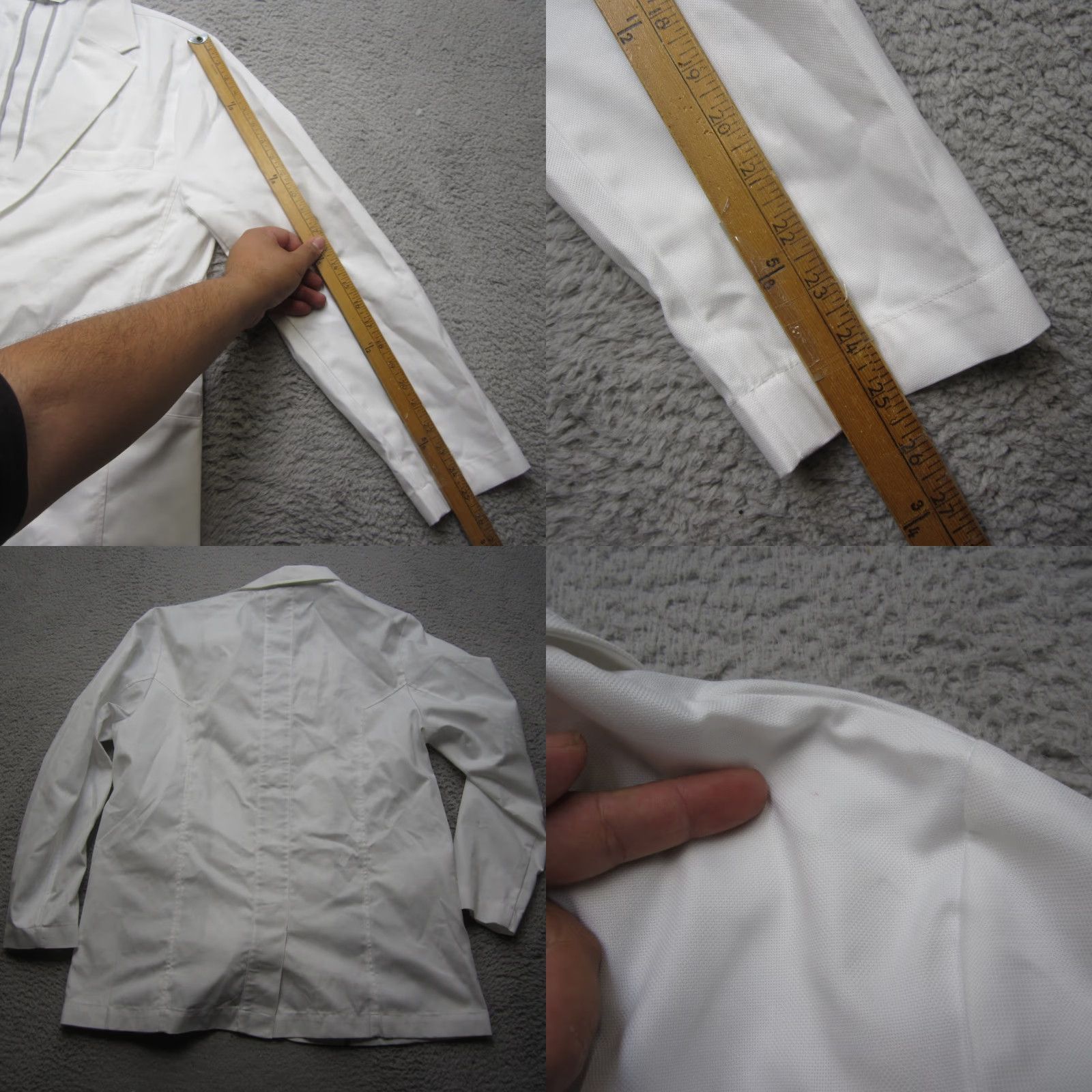 Vintage Medelita Fleming Lab Coat Mens L White Professional Medical Jacket Nursing Size US L / EU 52-54 / 3 - 9 Thumbnail