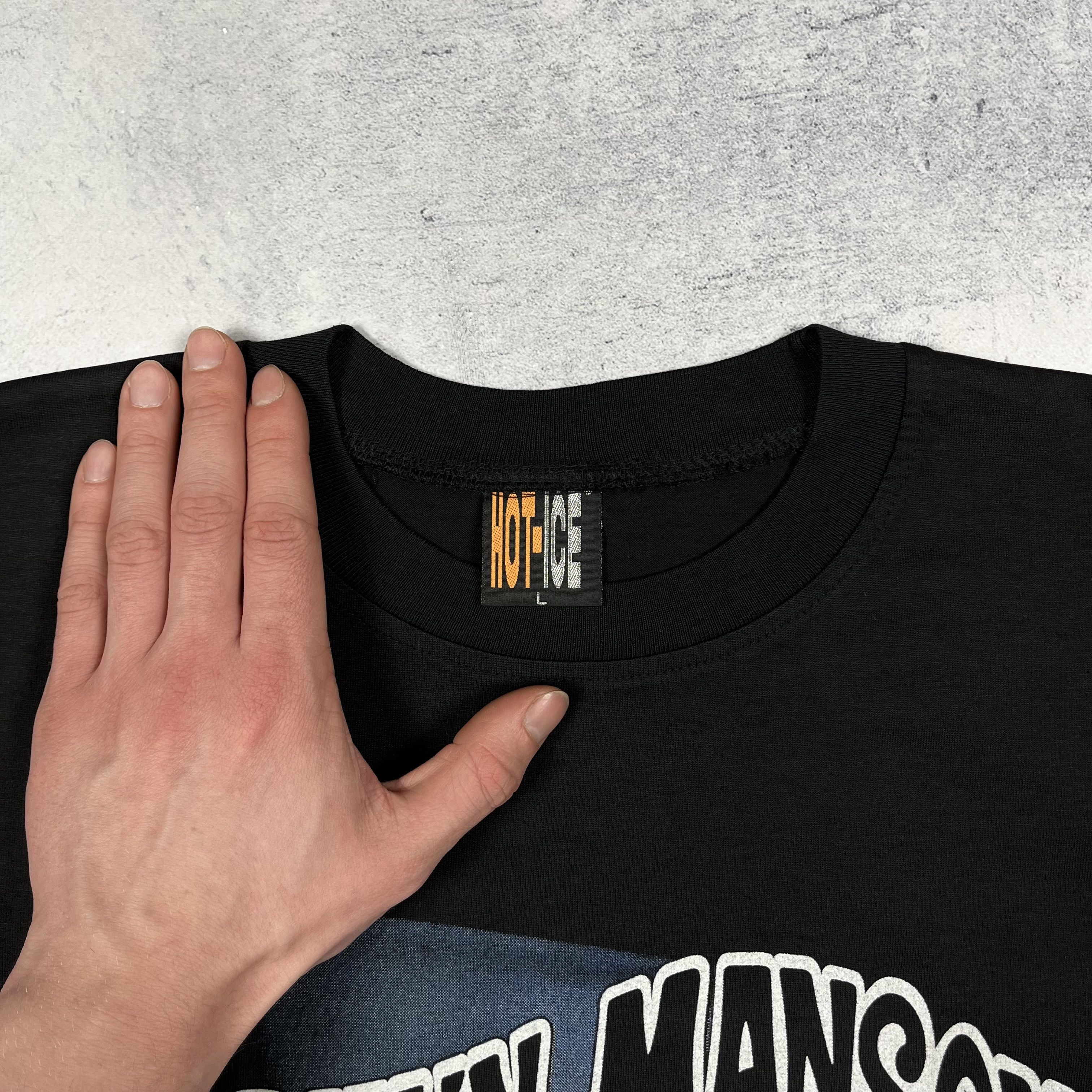Band Tees Vintage Marilyn Manson Big Face Rare Rock Band T Shirt 90’s Size US L / EU 52-54 / 3 - 10 Thumbnail