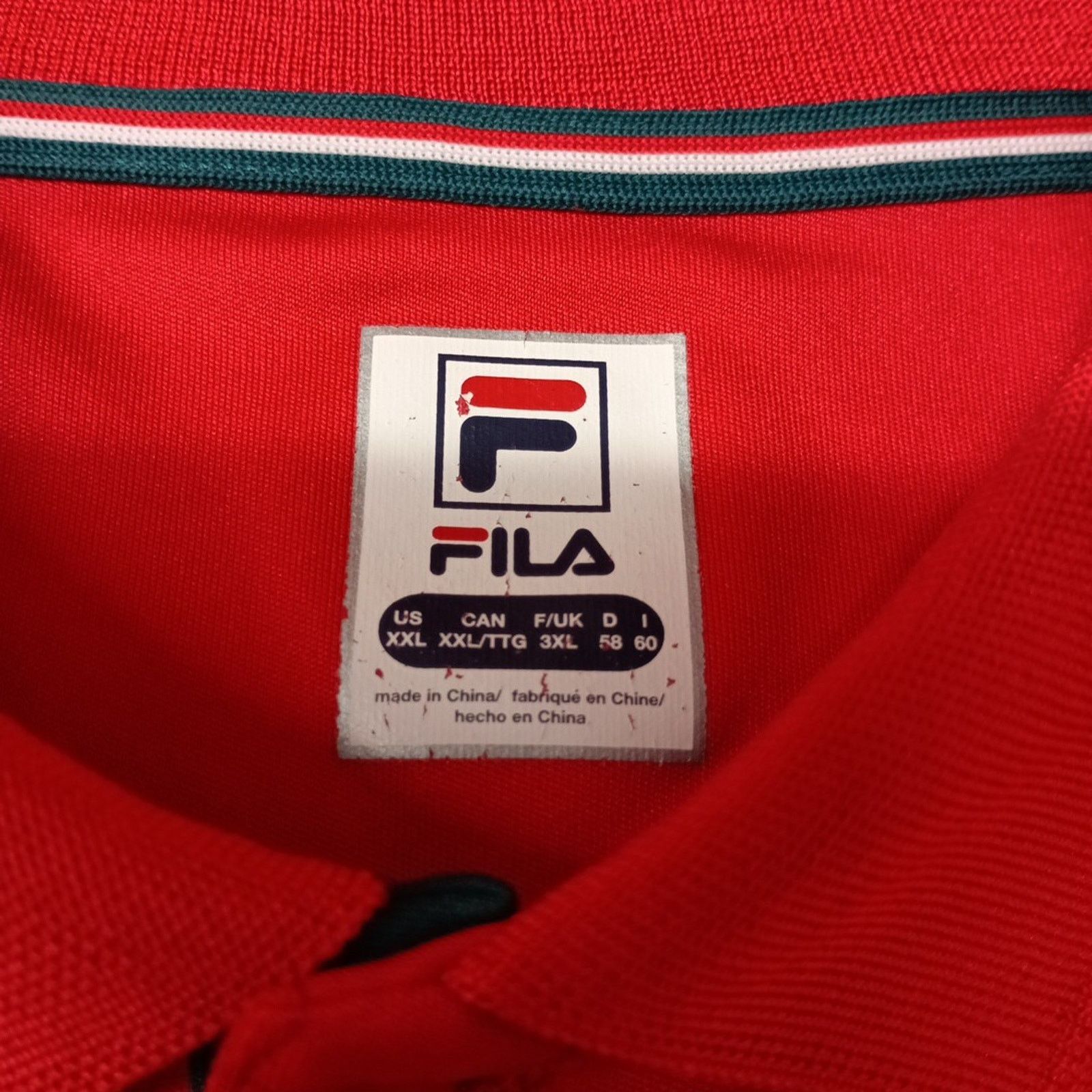 Fila Fila Men's Clarkson Varn Dye Stripe Polo Shirt Size 2XL XXL Size US XXL / EU 58 / 5 - 3 Thumbnail