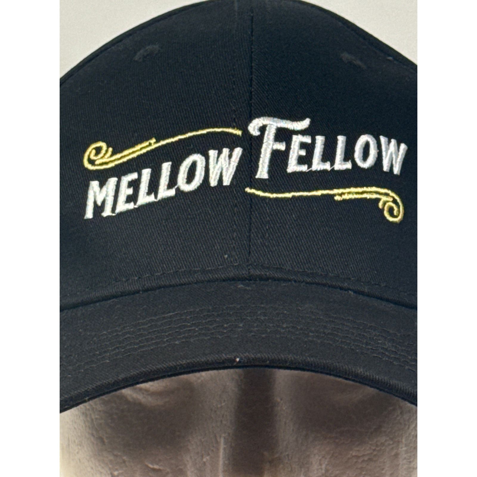 Other Mellow Fellow Black Dad Hat Size ONE SIZE - 2 Thumbnail