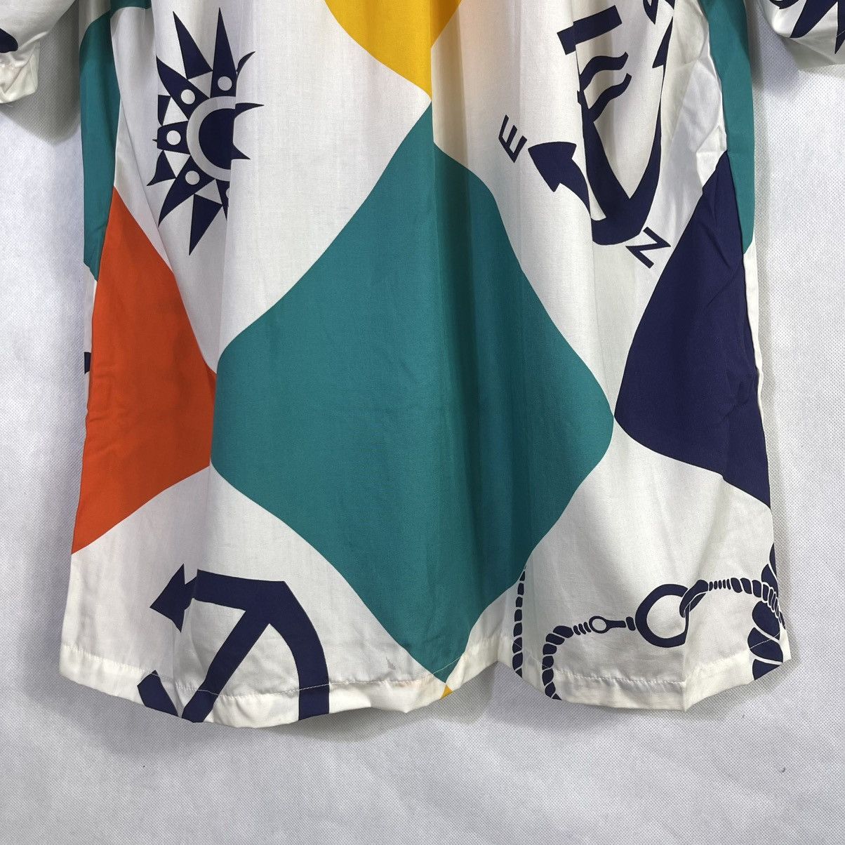 Vintage Rare! Vintage Modigliani Italy Nautical Sailing Rayon Shirt Size US M / EU 48-50 / 2 - 7 Thumbnail