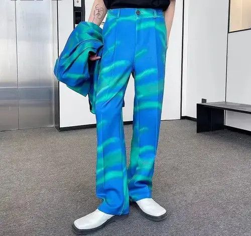 Other Streetwear Fashion Print Trousers Runway Mens Size US 29 - 1 Thumbnail
