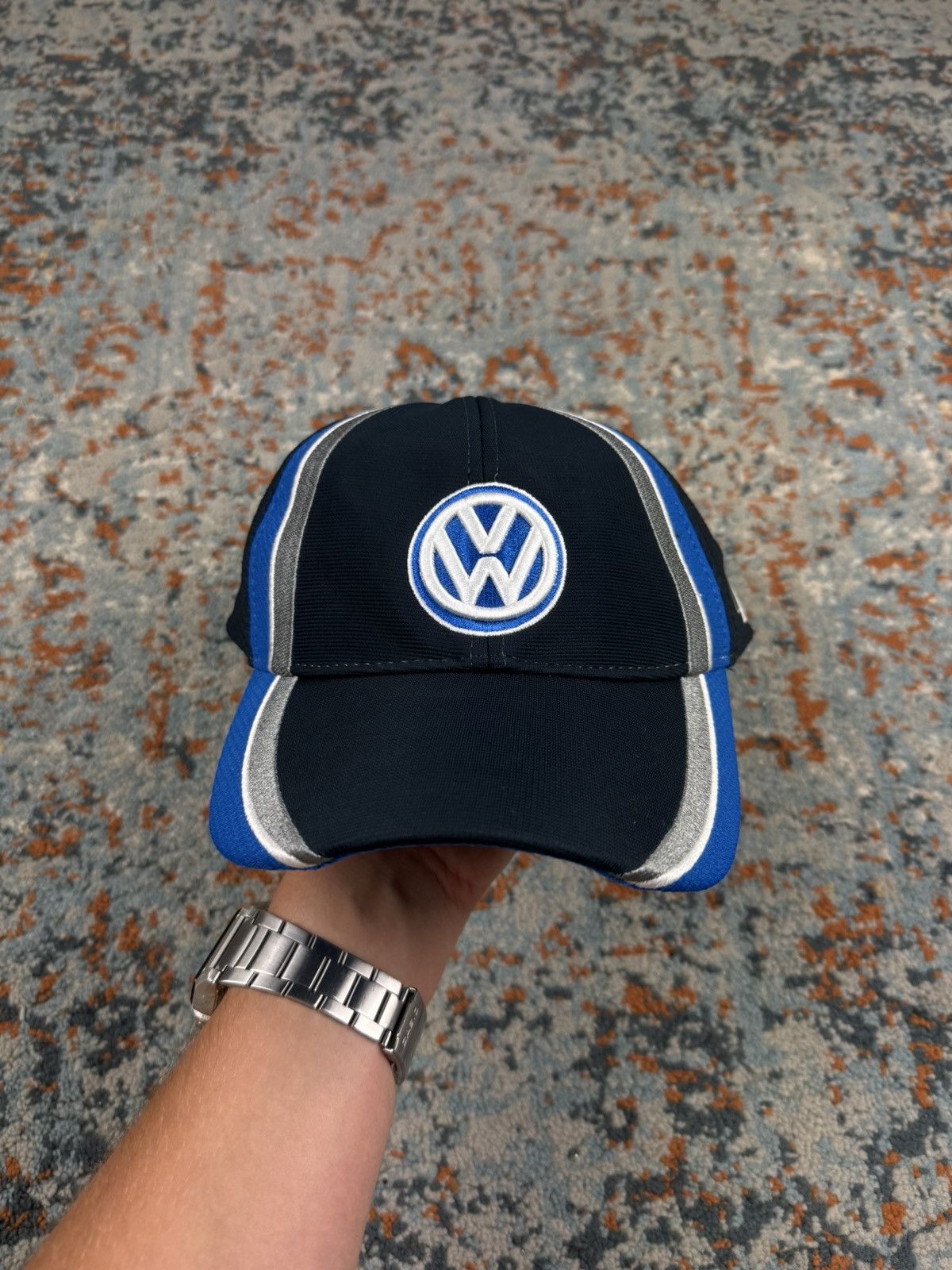 Vintage Vintage 00s Volkswagen R rally racing logo hat golf gti y2k Size ONE SIZE - 2 Thumbnail