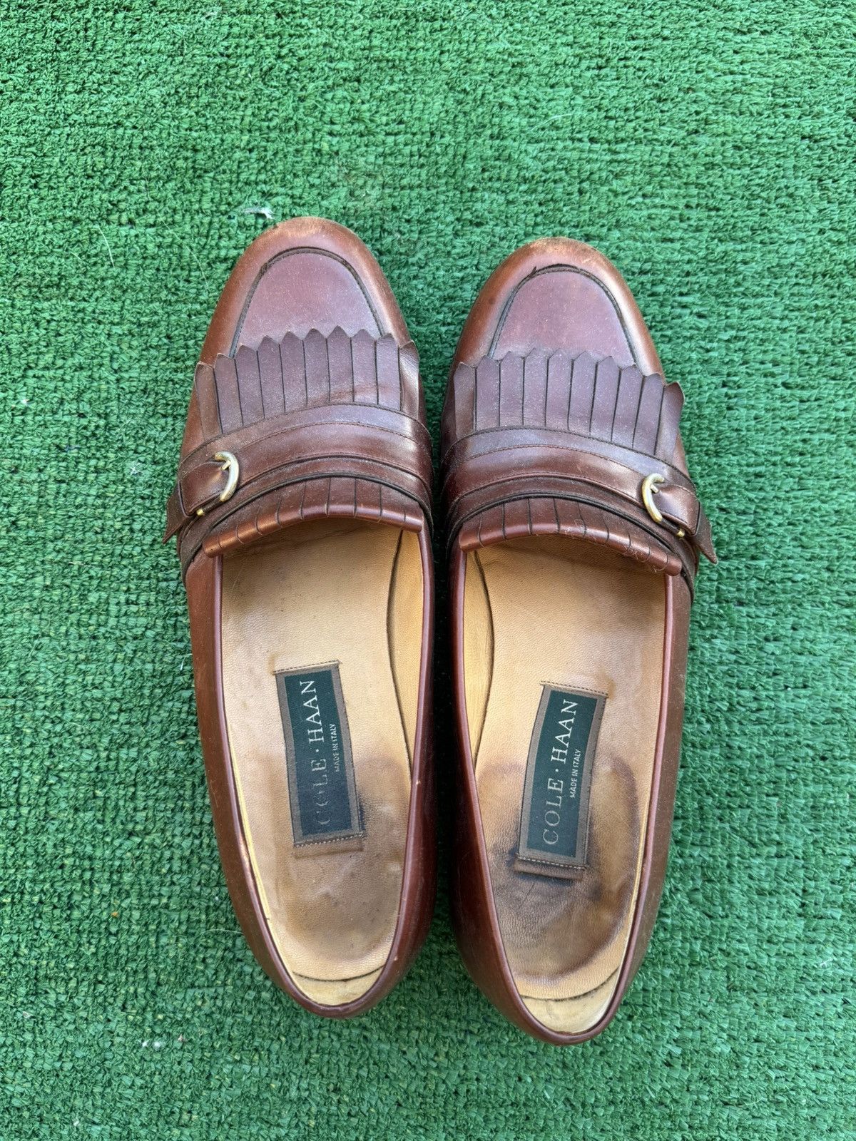 Cole Haan Cole Haan 01462 Saddle Tan Moc Toe Strap Penny  display picture 2