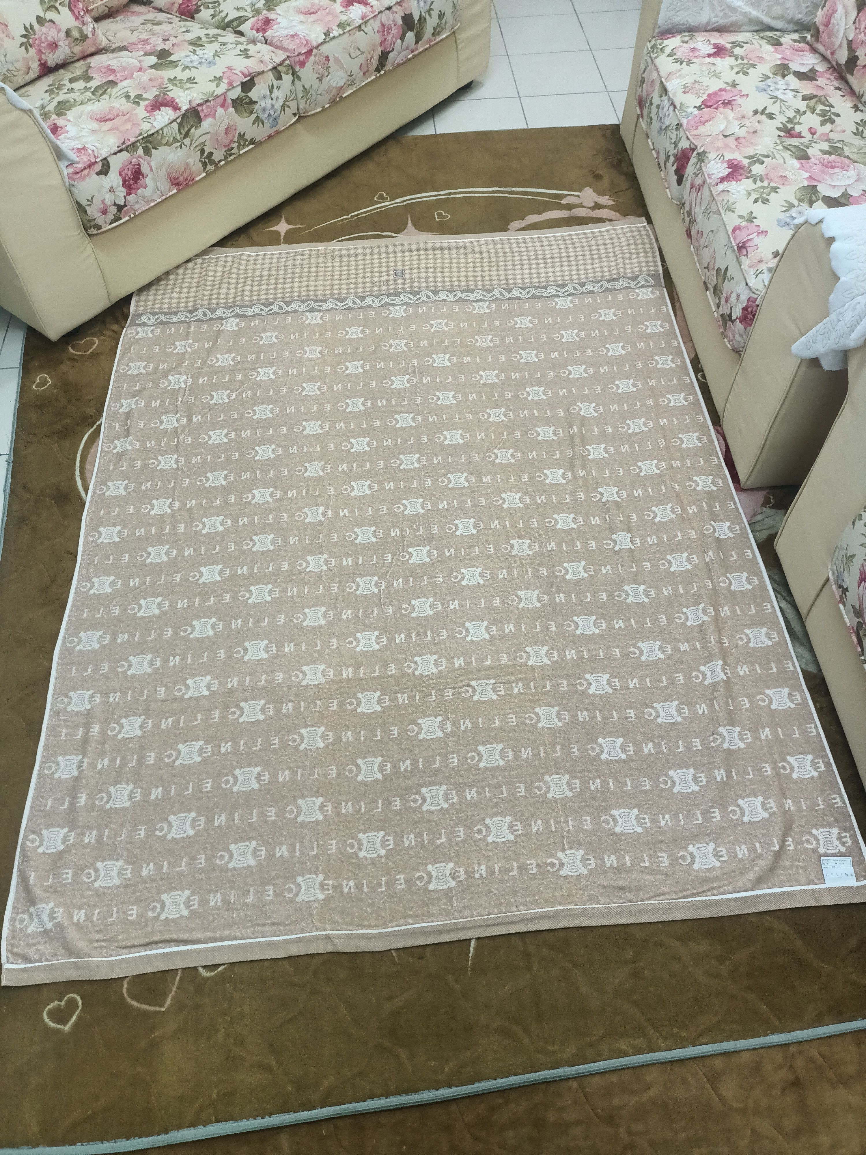Celine Celine Paris towel blanket Size ONE SIZE - 9 Thumbnail