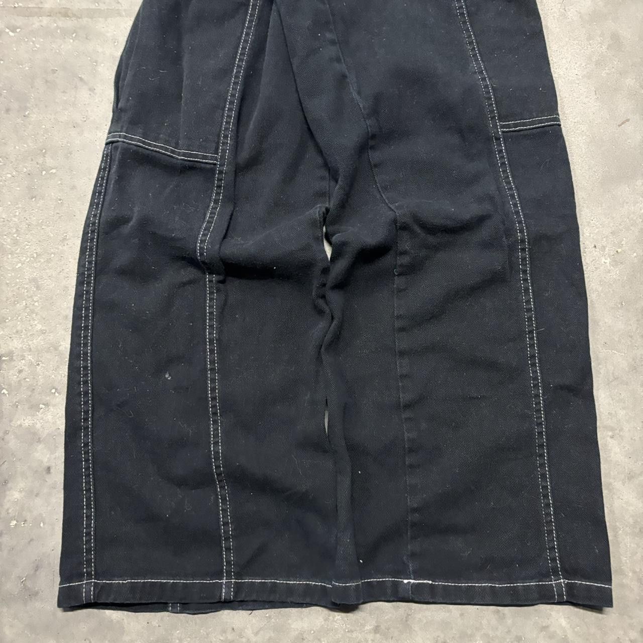Japanese Brand × Vintage Crazy Vintage Y2K/2000s Grunge Black Opium Streetwear Cargo Pants! Size US 28 / EU 44 - 6 Thumbnail