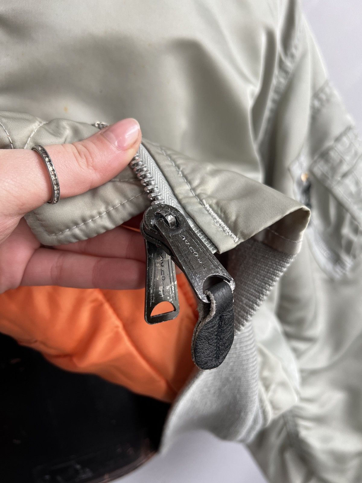 Schott Schott Vintage Bomber ma 1 Jacket Oversized cropped 90s Size US M / EU 48-50 / 2 - 12 Thumbnail