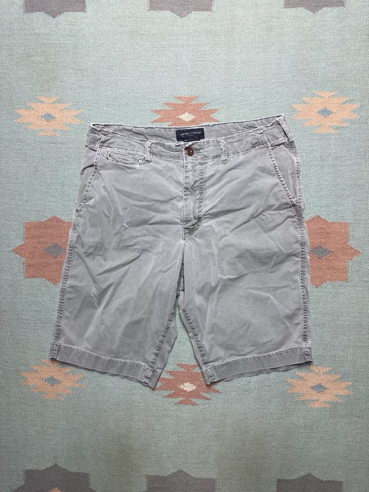 Vintage American eagle next level flex shorts chino cotton hiking 34 Size US 34 / EU 50 - 1 Thumbnail