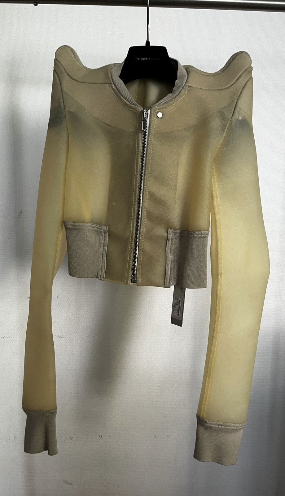 Rick Owens Rick Owens Cropped Tec Flight Leather Jacket Size S / US 4 / IT 40 - 1 Thumbnail