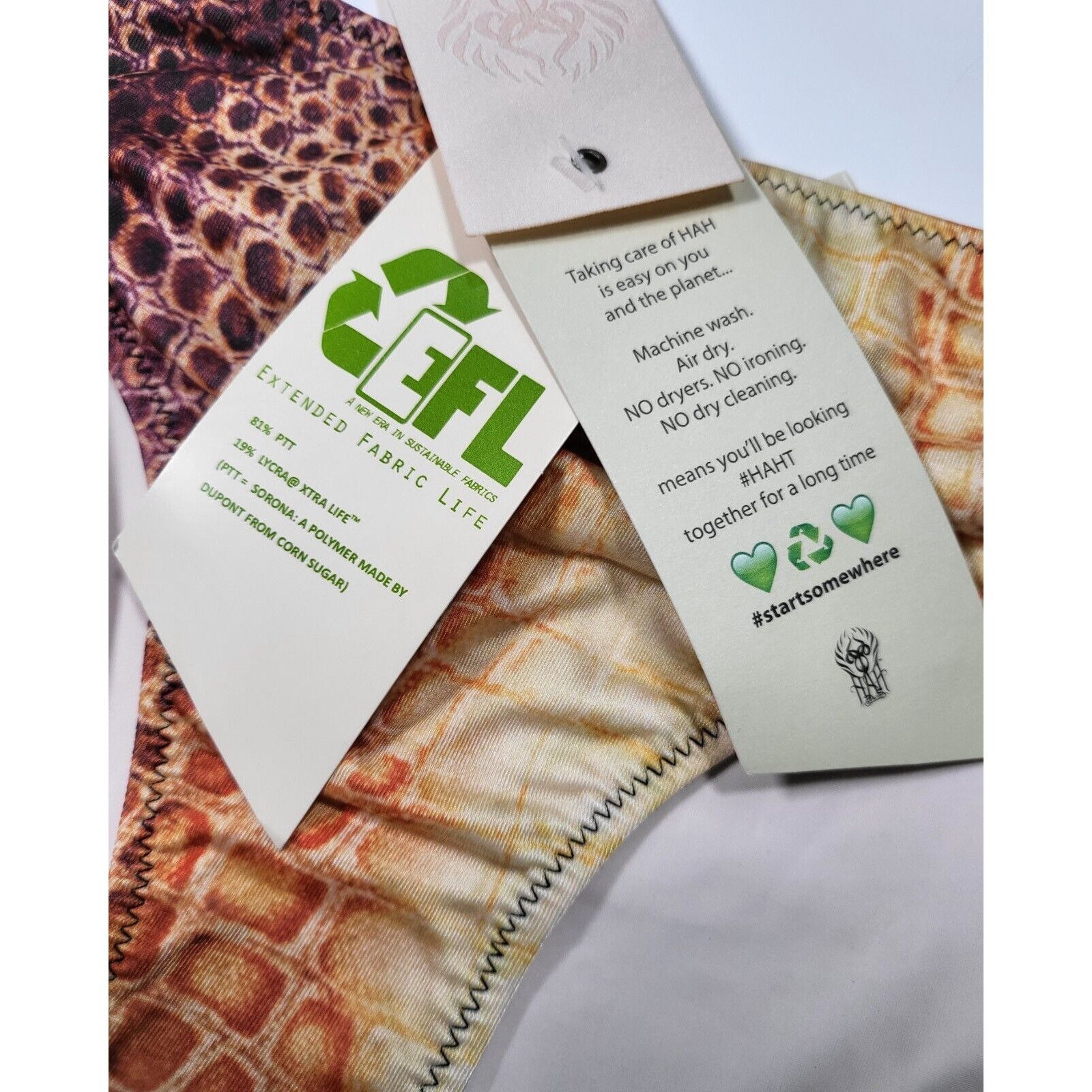Other NWT WE ARE HAH Hot as Hell Eco-Friendly Bikini Bottom Size L Size ONE SIZE - 6 Thumbnail
