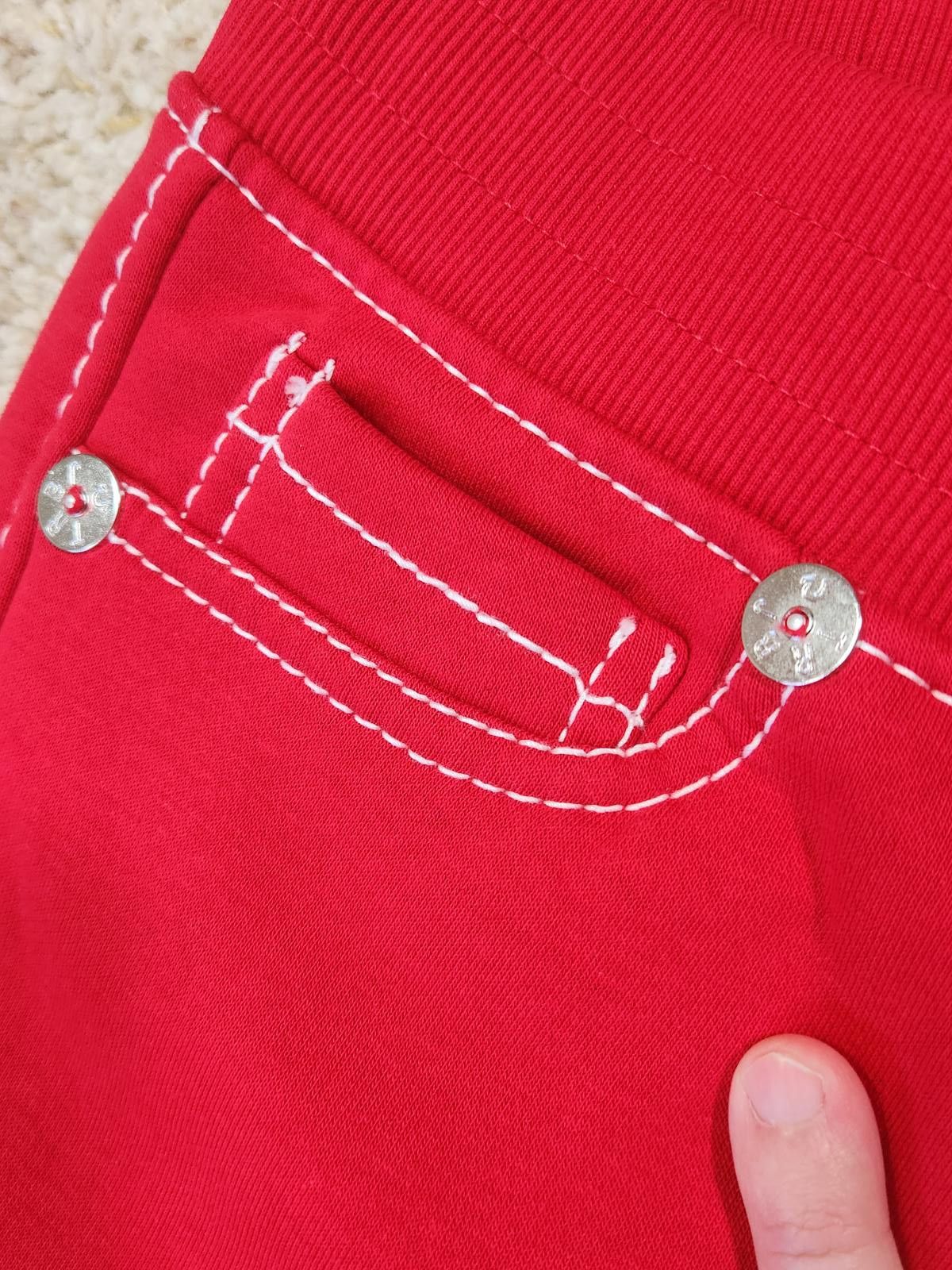 True Religion NEW True Religion Pull-On Flare Jeans Red Anniversary Medium Size 32" / US 10 / IT 46 - 6 Thumbnail
