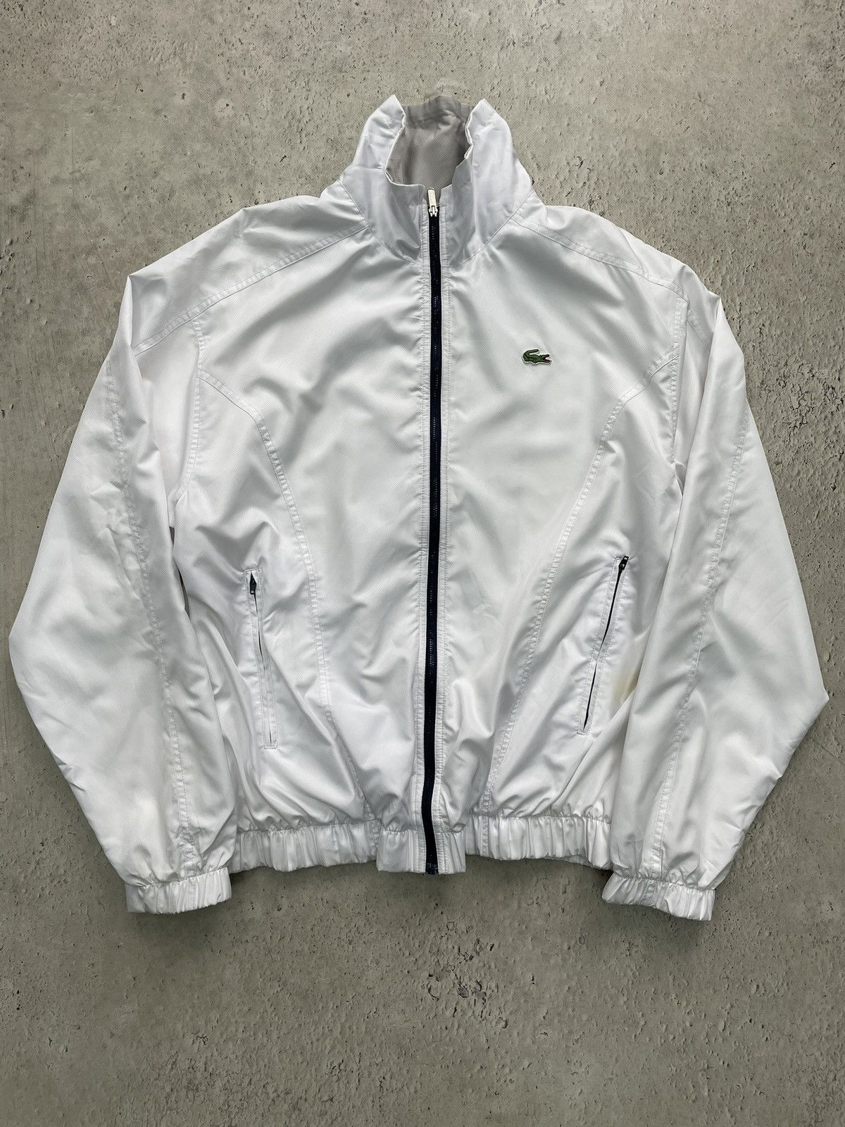 Lacoste Lacoste sport track suit white nylon hype polo y2k retro Size US 36 / EU 52 - 2 Thumbnail