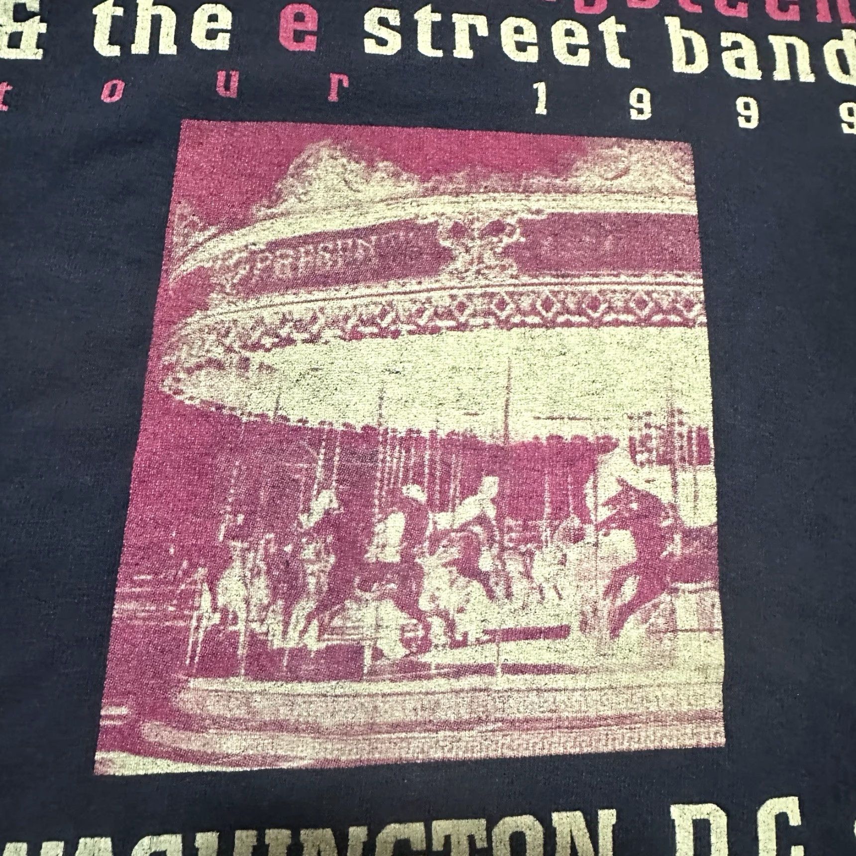 Vintage VINTAGE Bruce Springsteen T Shirt Men Large Black 90s Single Stitch Size US L / EU 52-54 / 3 - 6 Thumbnail