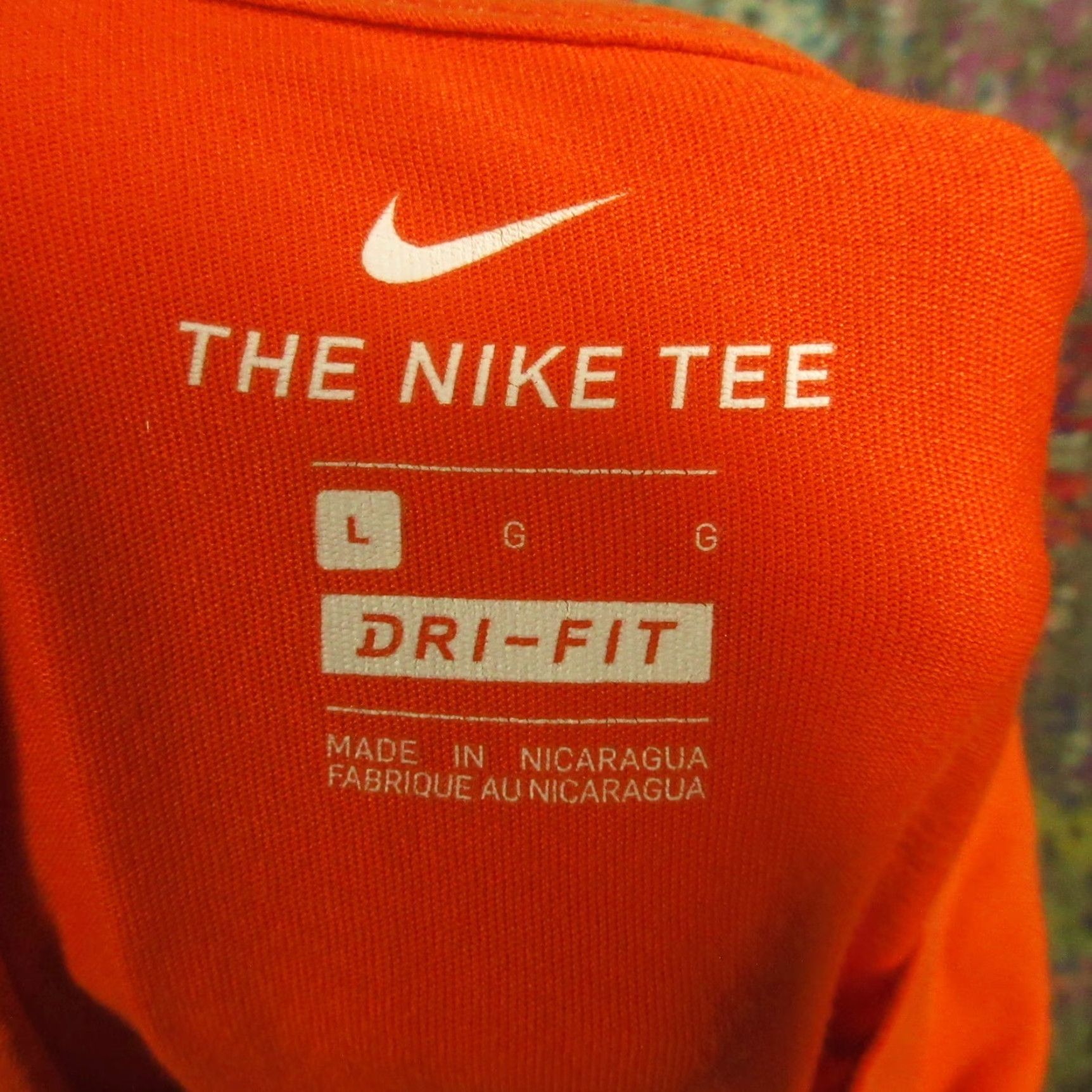 Nike Nike Dri-FIT Shirt Mens L Orange White Short Sleeve Reflective Logo Lot of 2 Activewear Size US L / EU 52-54 / 3 - 3 Thumbnail