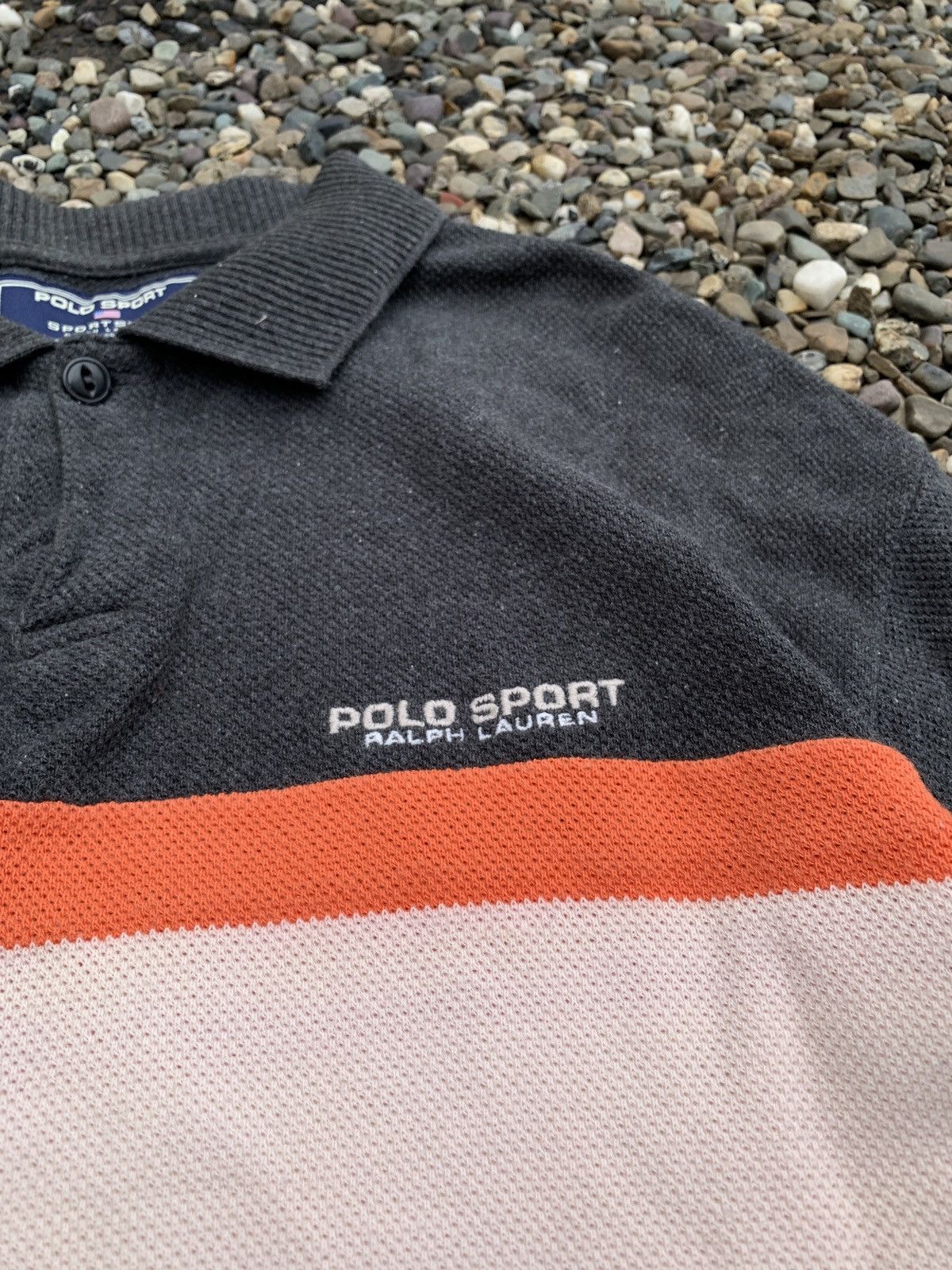 Polo Ralph Lauren Polo Sportsman Ralph Lauren Striped Longsleeve Rugby Shirt Size US M / EU 48-50 / 2 - 3 Thumbnail