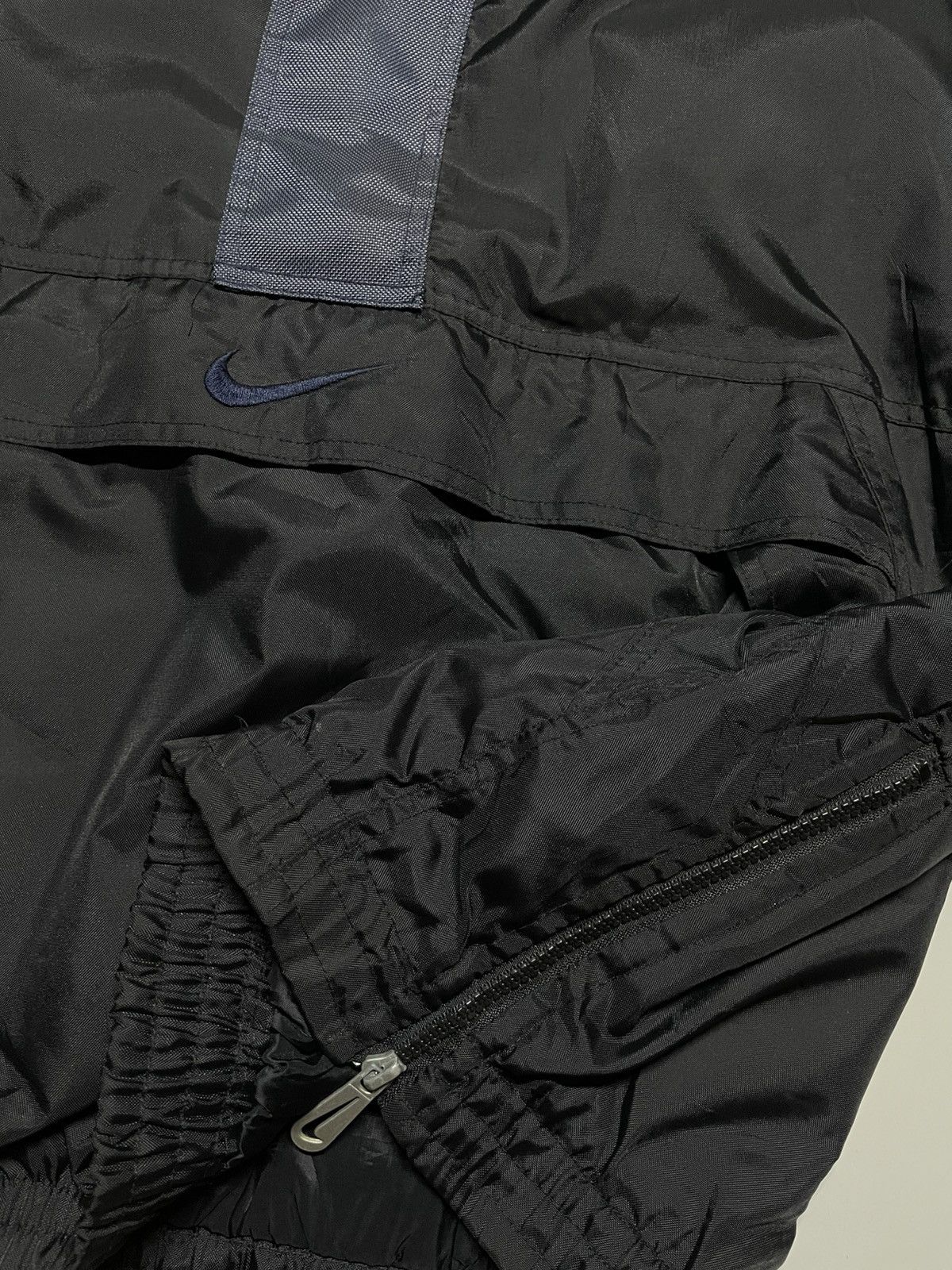 Nike × Vintage Nike 90s Heavy Halfzip Nylon Biglogo windbreaker Jacket Size US M / EU 48-50 / 2 - 6 Thumbnail