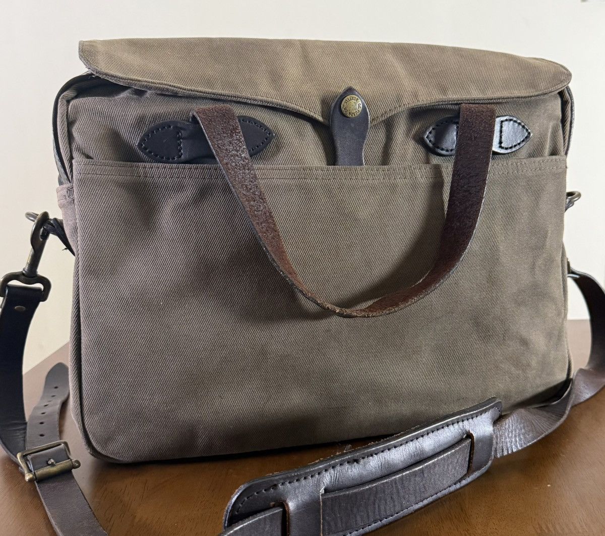 Filson Filson 256 Original Briefcase Otter Green USA Made Size ONE SIZE - 1 Thumbnail