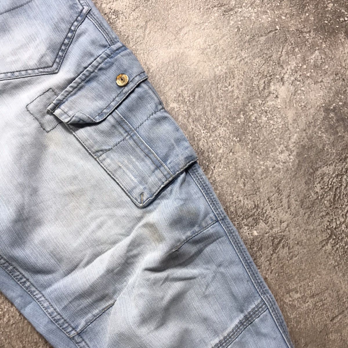 Vintage Vintage Y2K Baggy Distressed Cargo Pants Skate Streetwear 34 Size US 34 / EU 50 - 4 Thumbnail