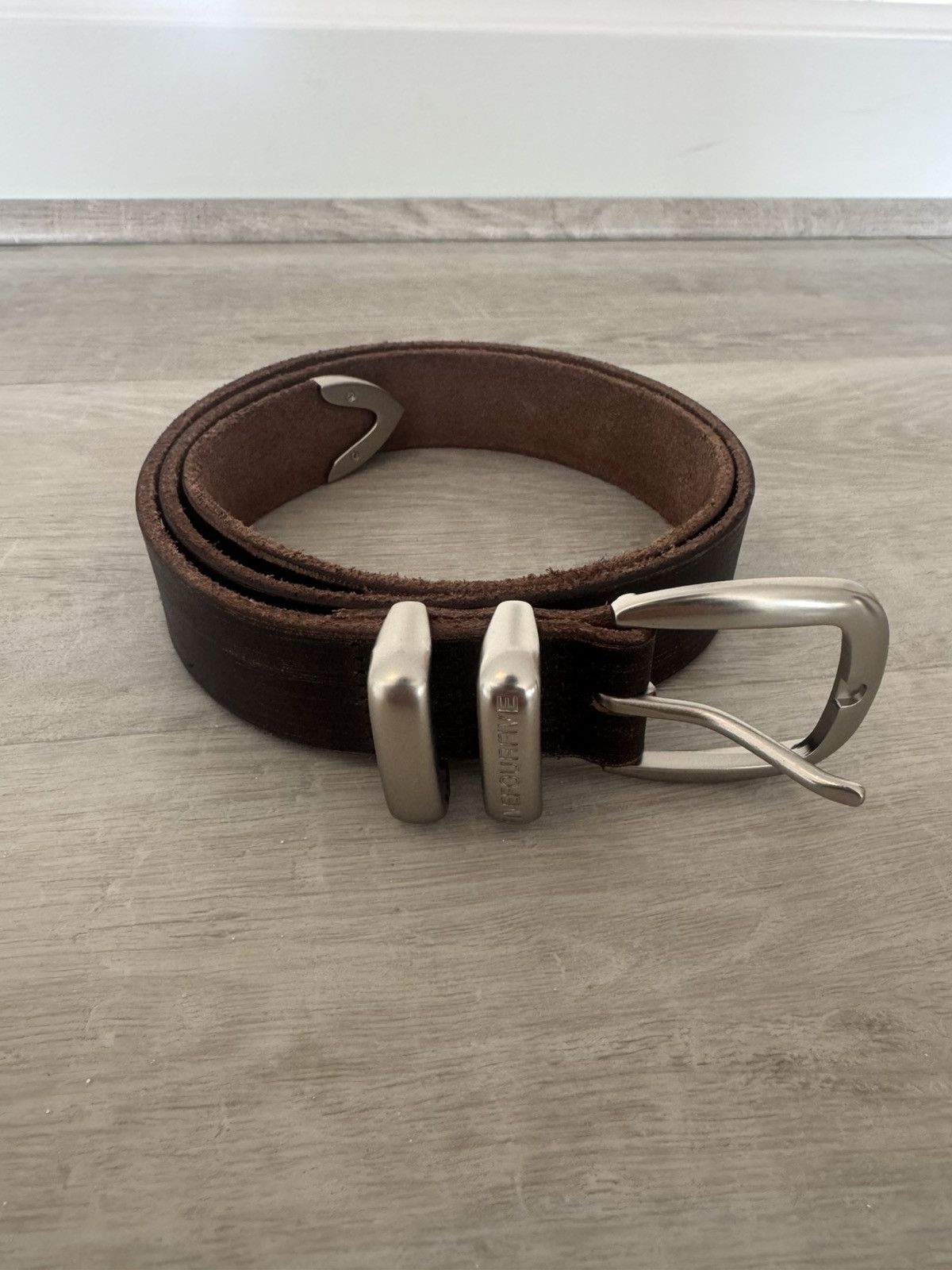 FiveFourFive 545 Aged Leather Belt Size ONE SIZE - 7 Thumbnail