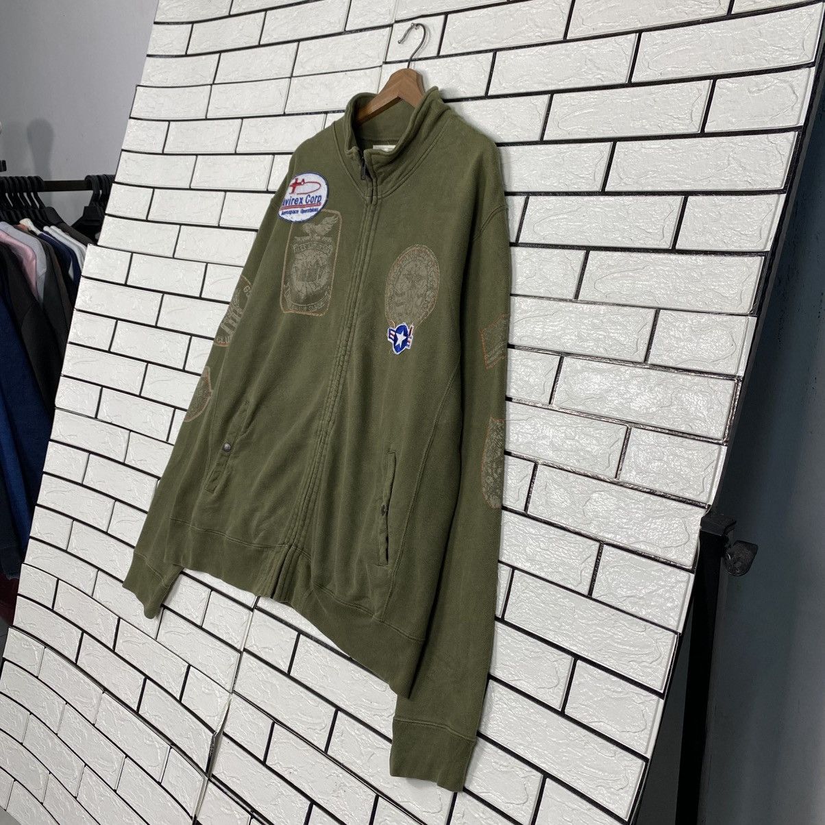 Avirex 📌Vintage Bomber Jacket Avirex Full Patches Punk Style Size US XXL / EU 58 / 5 - 3 Thumbnail