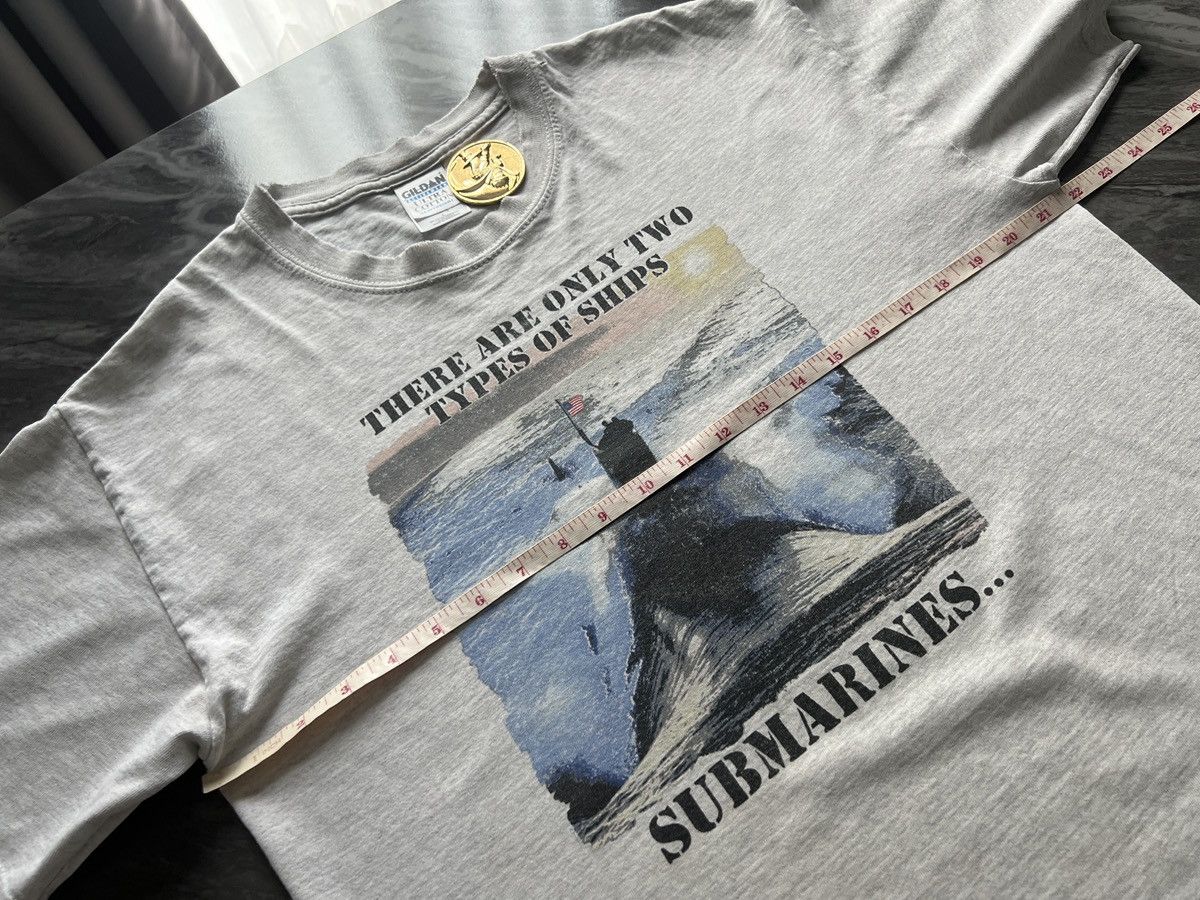 Gildan × Vintage Gildan : Sub Marine Target Lock Double Size Size US L / EU 52-54 / 3 - 11 Thumbnail