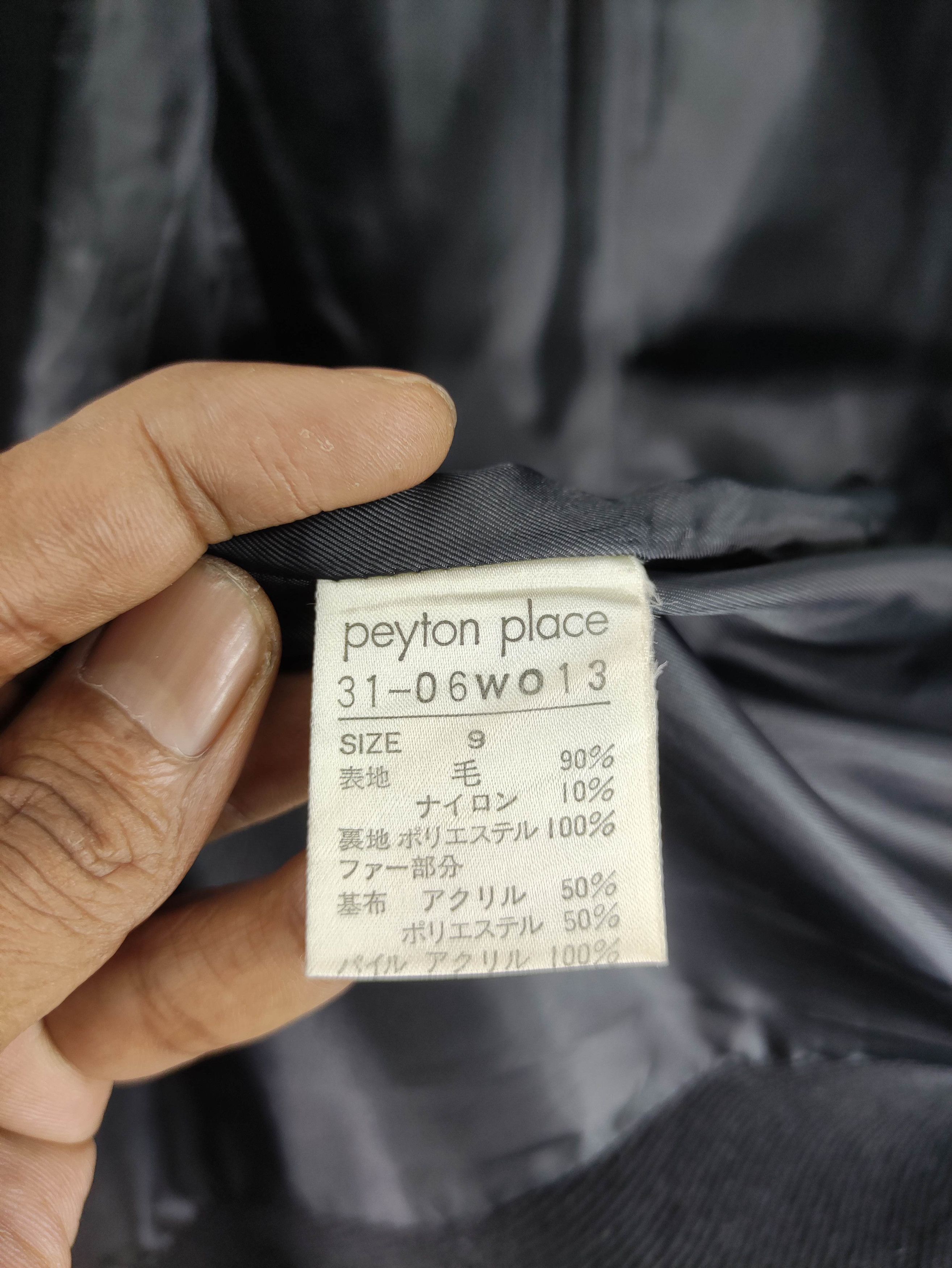 Japanese Brand Vintage Peyton Place Wool Coat Jacket Size XS / US 0-2 / IT 36-38 - 4 Thumbnail