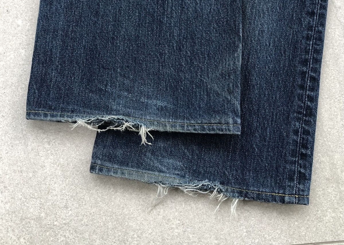 Blue Blue Japan Vintage blue blue japan denim Distressed Jeans Size US 33 - 13 Thumbnail