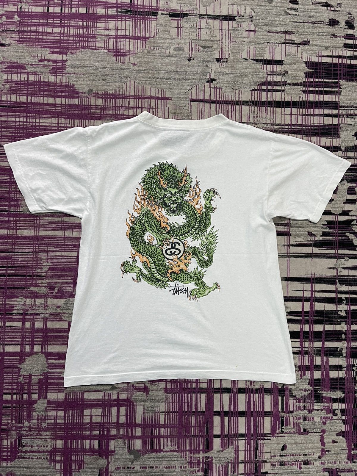 Stussy VINTAGE STUSSY DRAGON TEE VERY RARE Size US M / EU 48-50 / 2 - 1 Thumbnail
