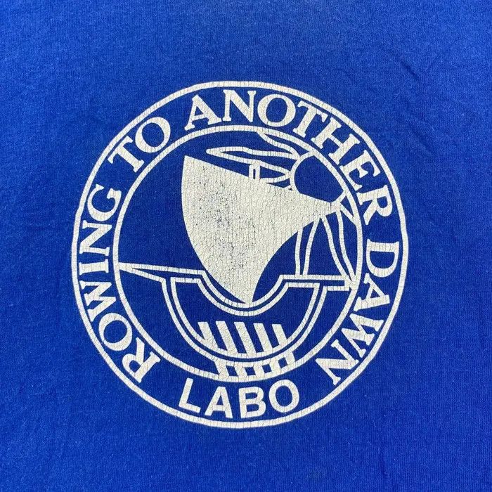 Fruit Of The Loom Vintage 90’ LABO ROWING To Another Dawn Tee Shirt Size US L / EU 52-54 / 3 - 4 Thumbnail