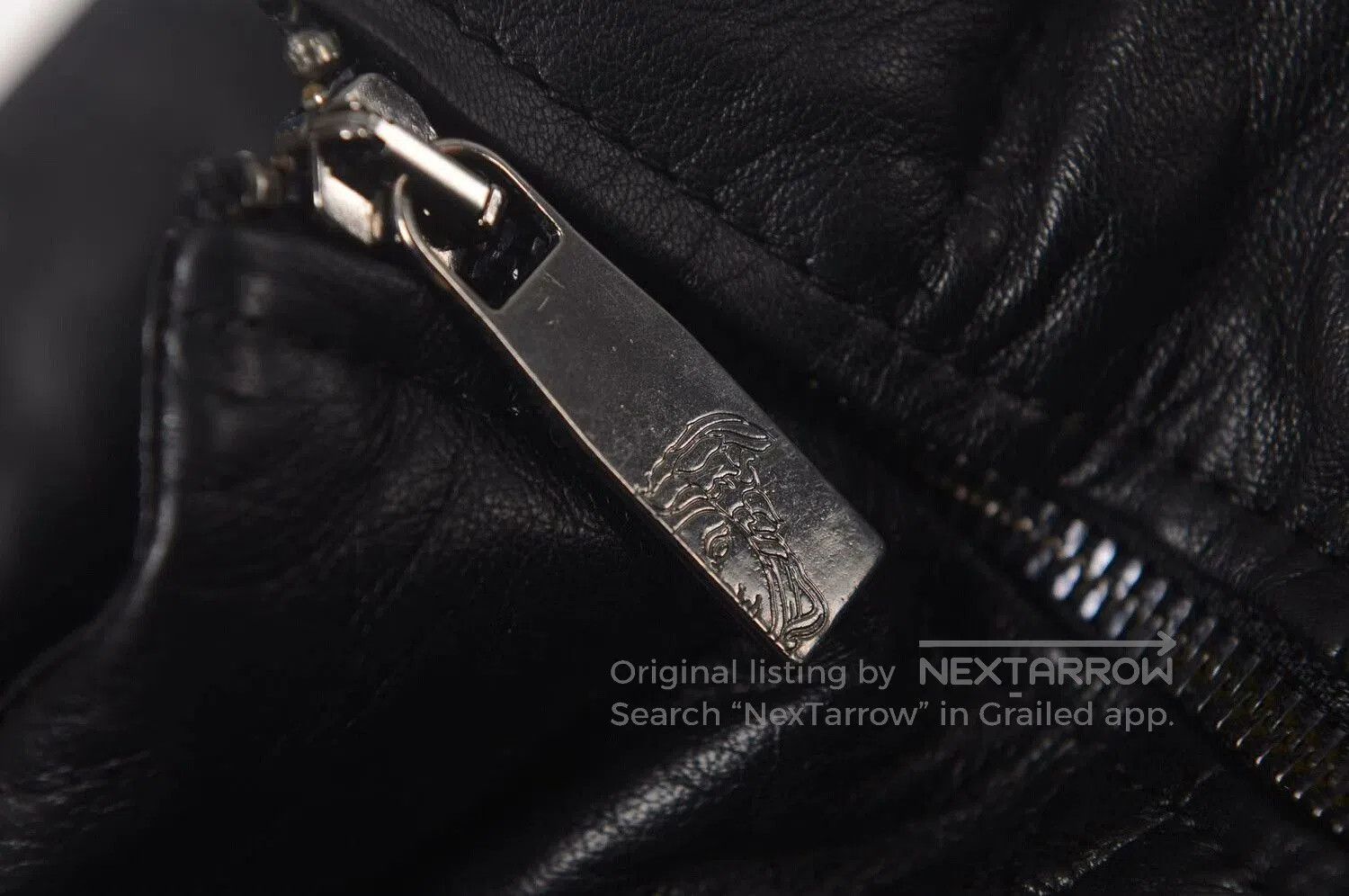 Versace Versace Men's Leather Jacket. Size US L / EU 52-54 / 3 - 3 Thumbnail