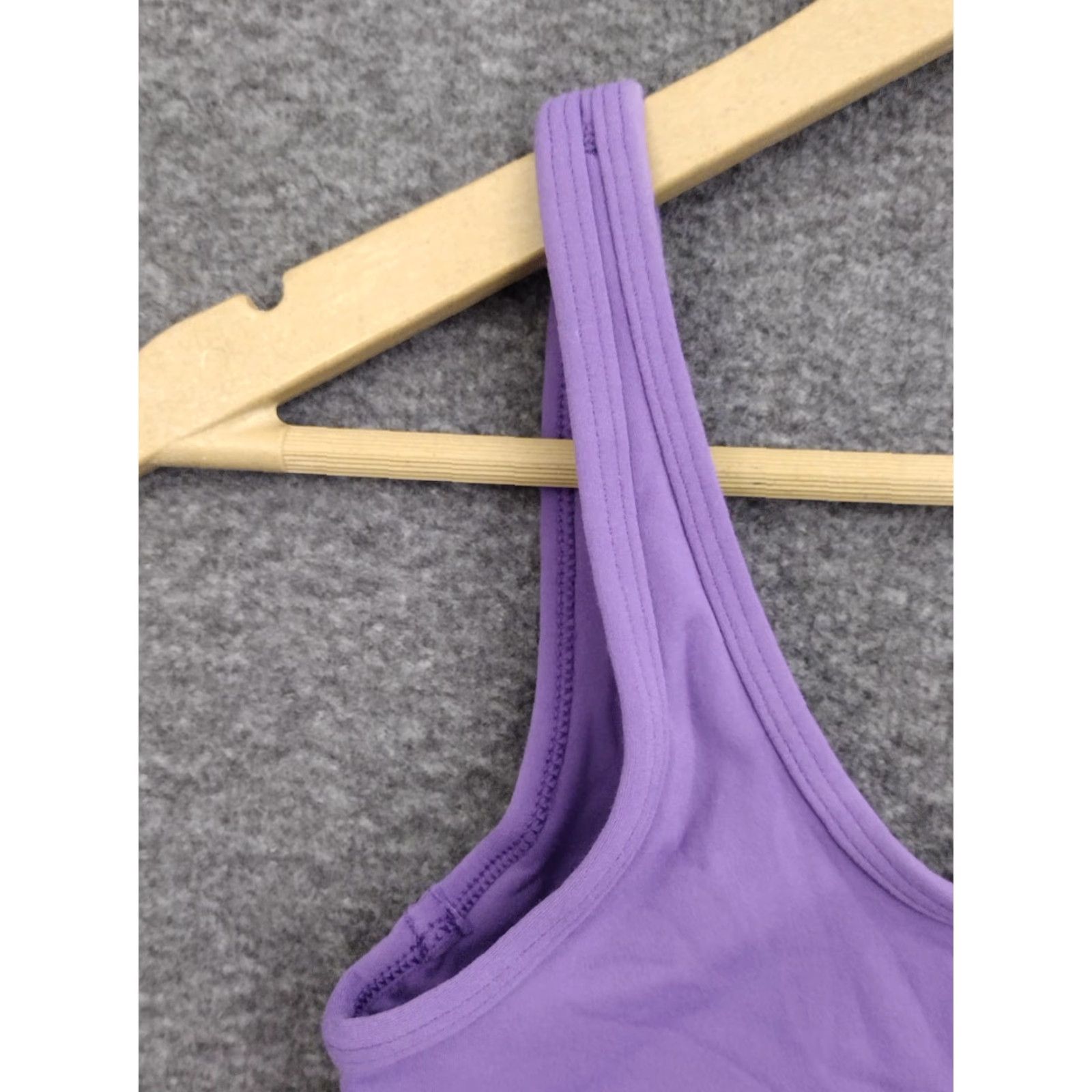 Vintage TnAction Women's XS Purple Mini Sports Bra Sports Purple XS Women's Size ONE SIZE - 3 Thumbnail