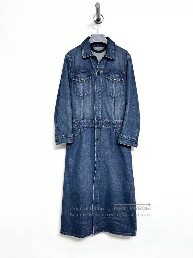 Helmut Lang Helmut Lang Denim Coat Jacket Size M / US 6-8 / IT 42-44 - 1 Thumbnail