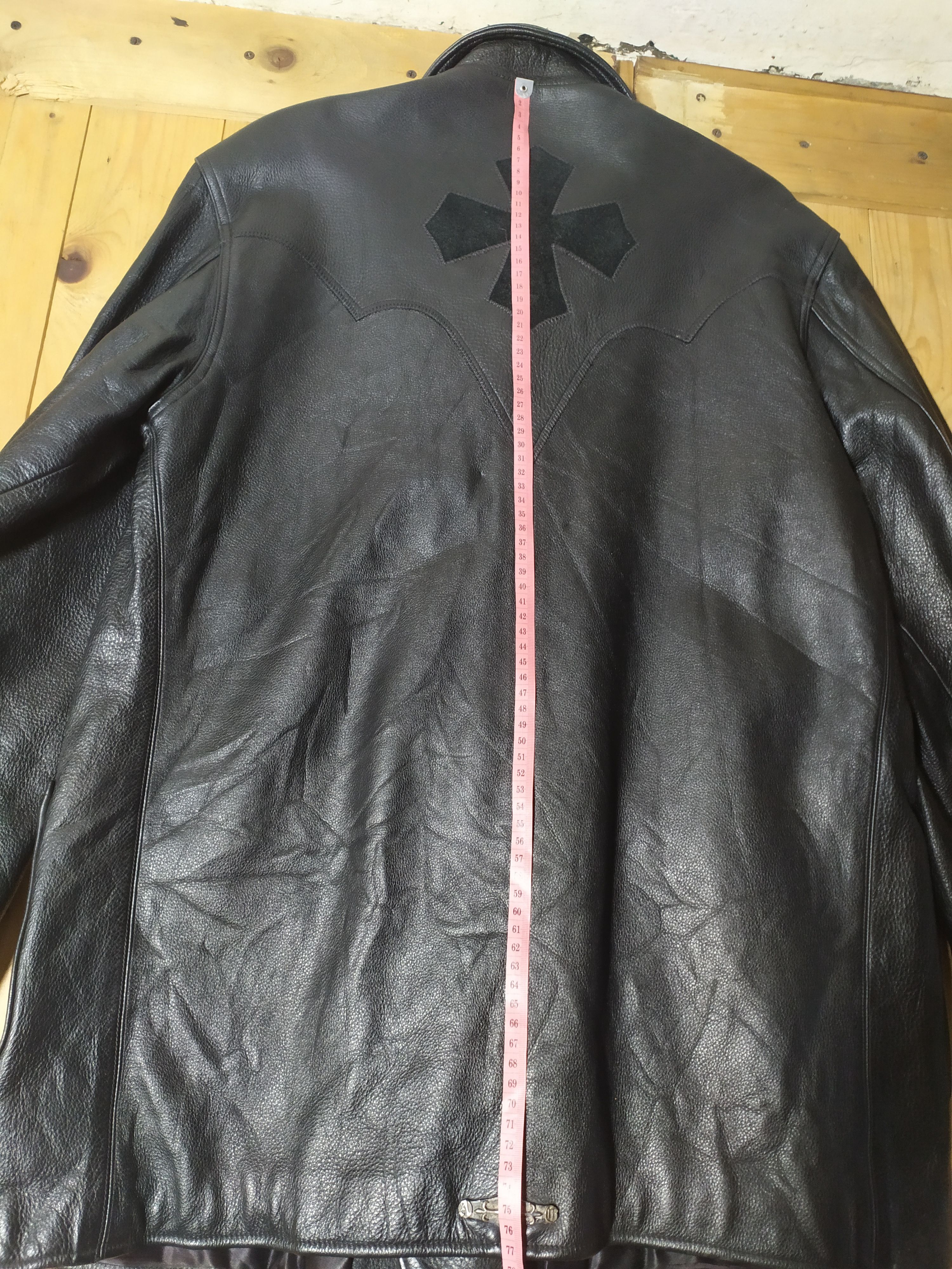 A&G Rock AMAL GUESSOUS LEATHER EMBROIDERY STERLING SILVER JACKET Size US M / EU 48-50 / 2 - 11 Thumbnail