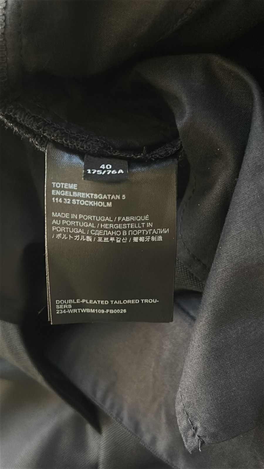 Toteme Toteme Wool Poly RWS GRS Double Pleated Tailored Trousers Size 28" / US 6 / IT 42 - 4 Thumbnail