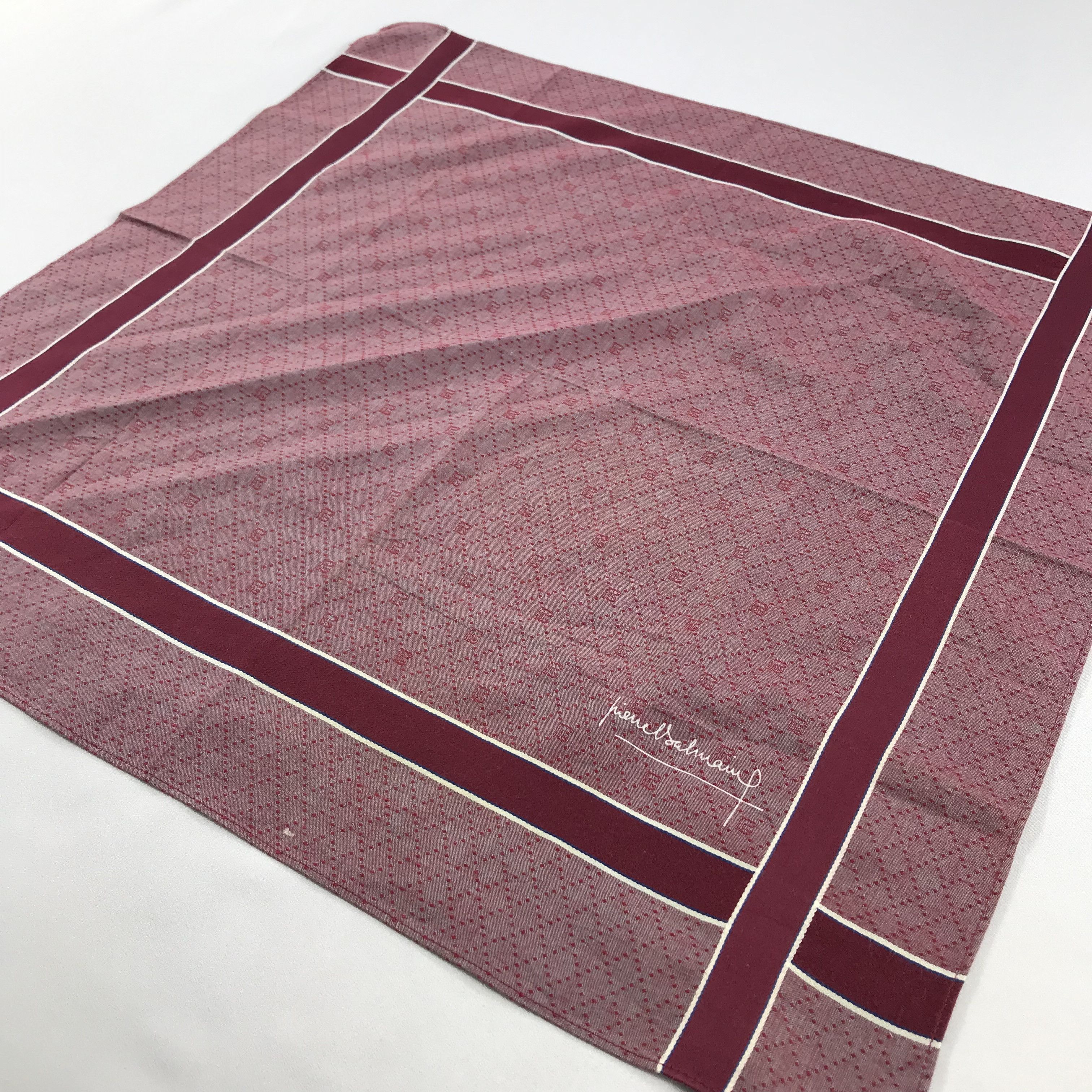 Pierre Balmain × Vintage Pierre Balmain Bandana / Handkerchief / Neckerchief - S2497 Size ONE SIZE - 2 Thumbnail